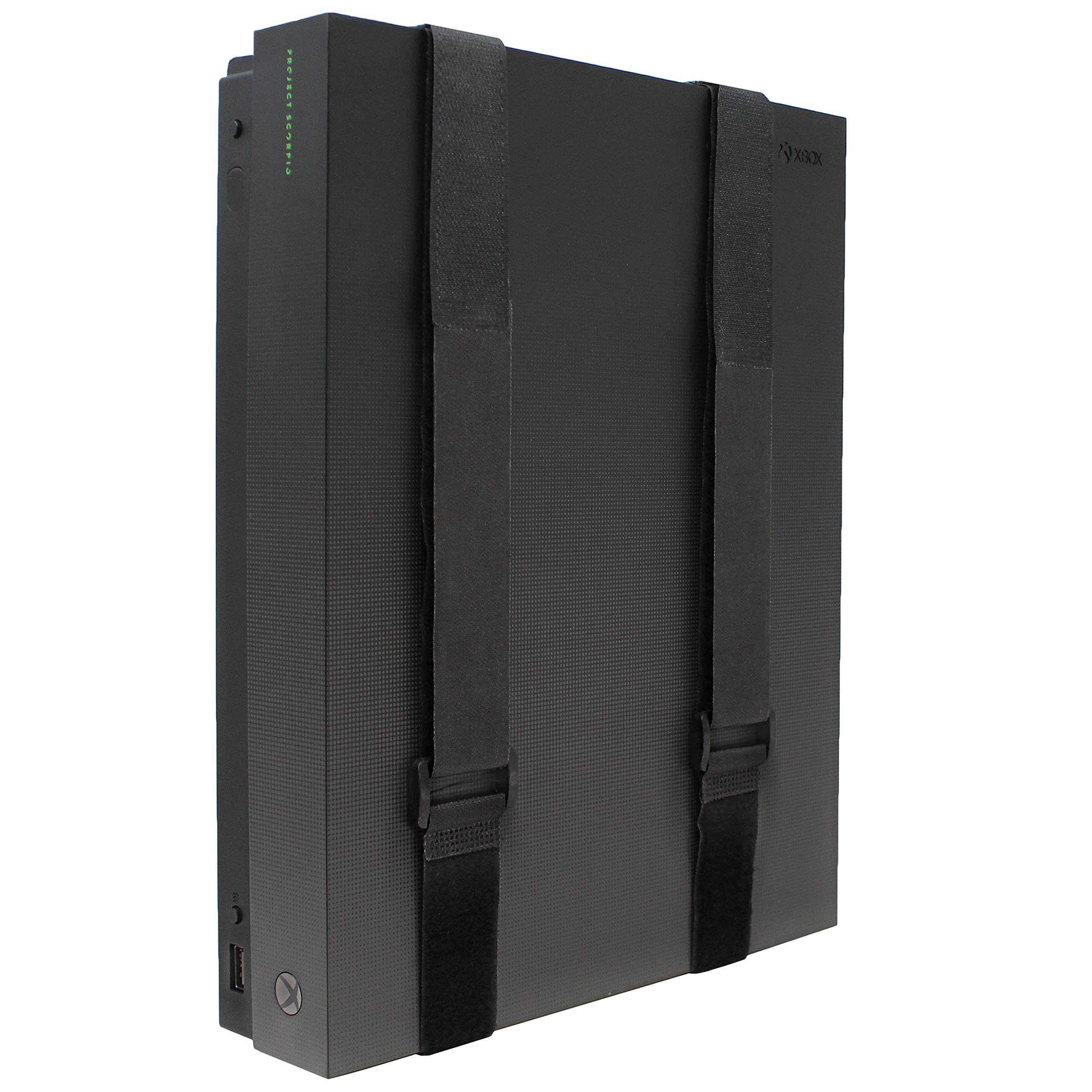 Humancentric Universal Wall Mount (Black), Adjustable Mount For Cable Boxes, Gaming Consoles, Dvd Players, Routers, Modems, And More