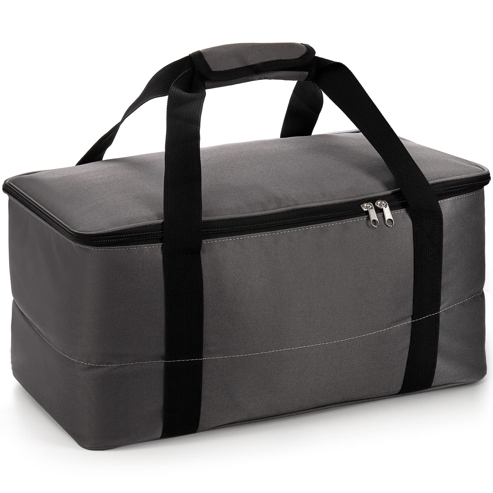 Youeon Bongo Drum Bag With Carrying Grip, 18 Inch Standard Size Padded Bongo Gig Bag Bass Drum Fabric Bag With Dense Protective 