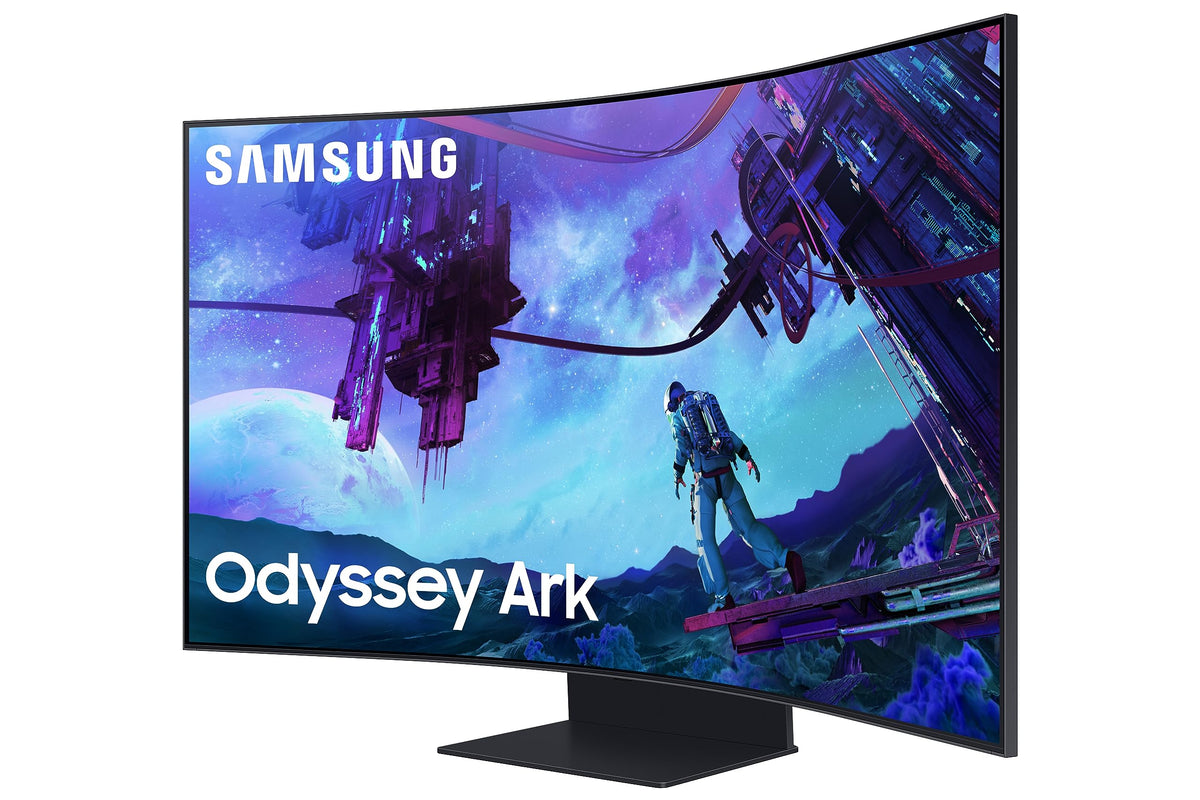 Samsung 55'' Odyssey Ark 2Nd Gen 4K Uhd 1000R Curved Gaming Monitor, 165Hz, 1Ms, 4 Input Multi View, Quantum Mini Led, Amd Frees
