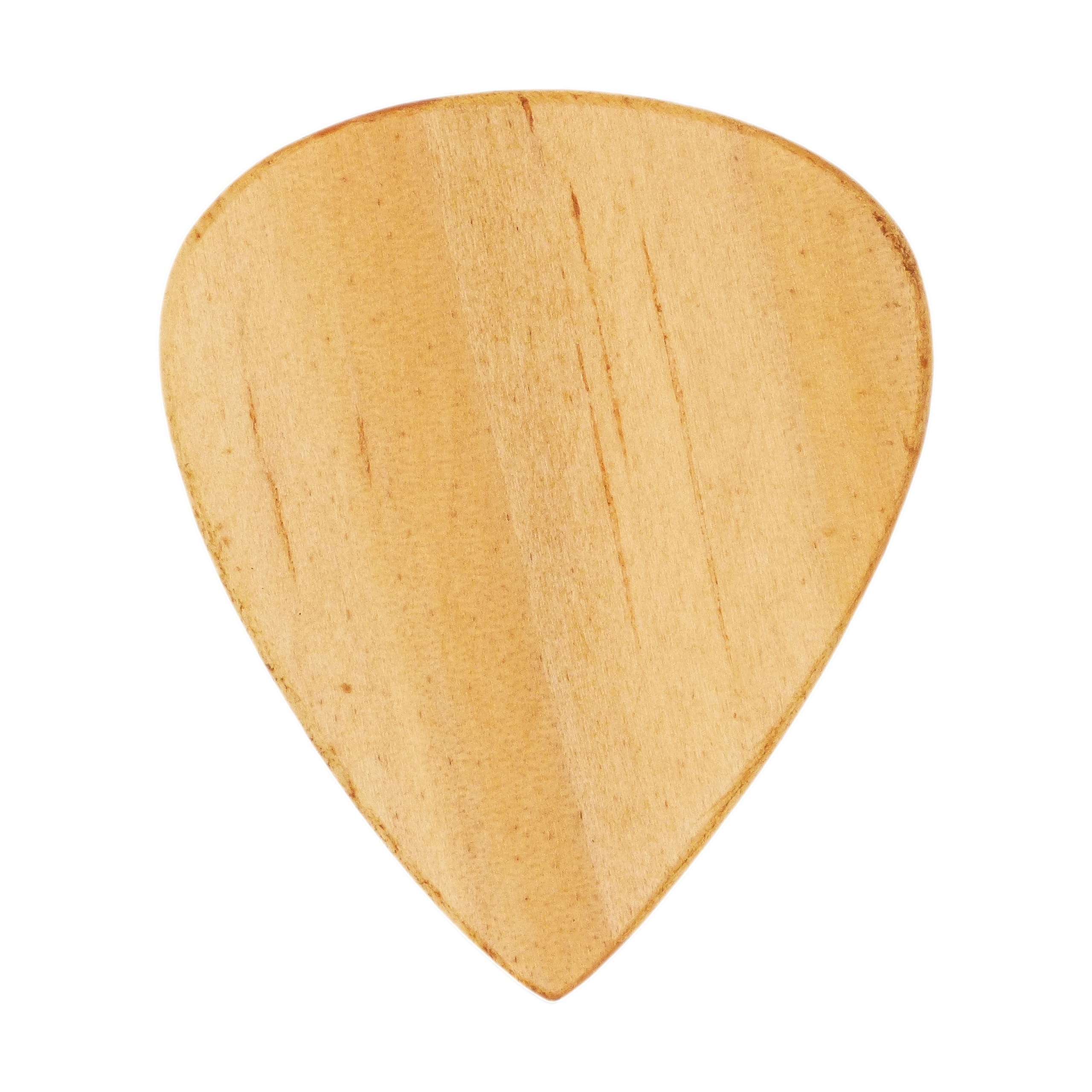 Cedar Wood Guitar Or Bass Pick   1.5 Mm Heavy Gauge   351 Shape   Natural Finish Handmade Specialty Exotic Plectrum   24 Pack Ne