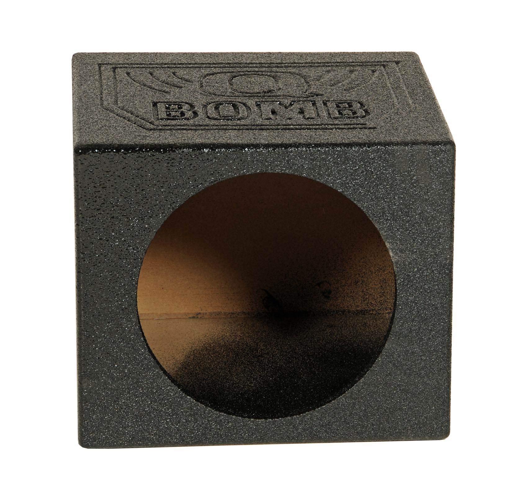 Qpower Single 15'' Sealed Woofer Enclosure Withh Bed Liner Spray