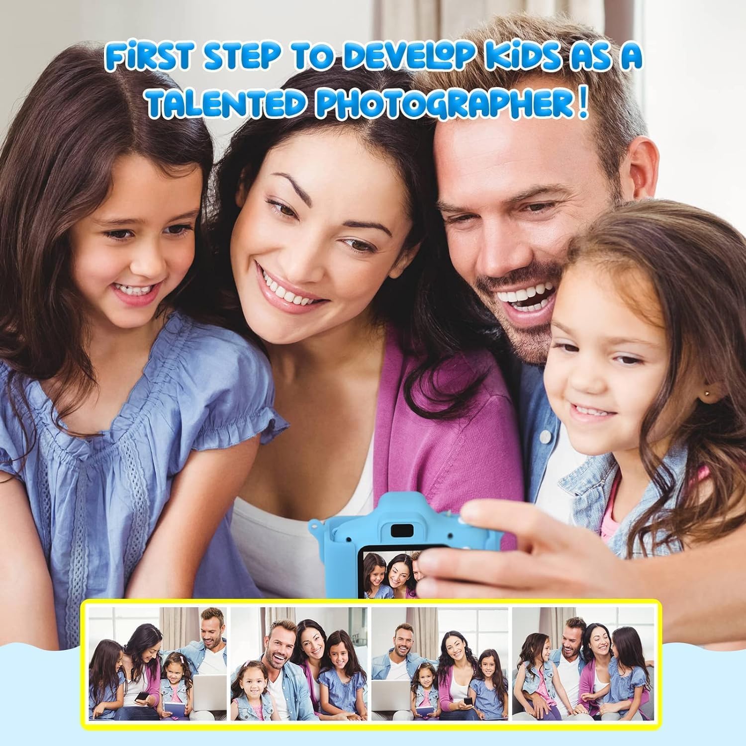 Kids Camera,Upgrade Hd Digital Camera For Toddlers, Kid Camera Toys For 4 Year Old Girls Boys, Christmas Birthday Gifts For Age