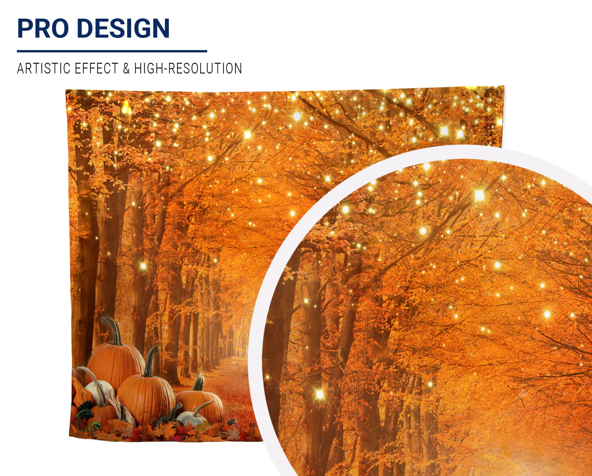 Allenjoy 10 X 8 Ft Fall Photography Backdrop Thanksgiving Party Supplies Autumn Pumpkin Friendsgiving Background Decor Photo Boo