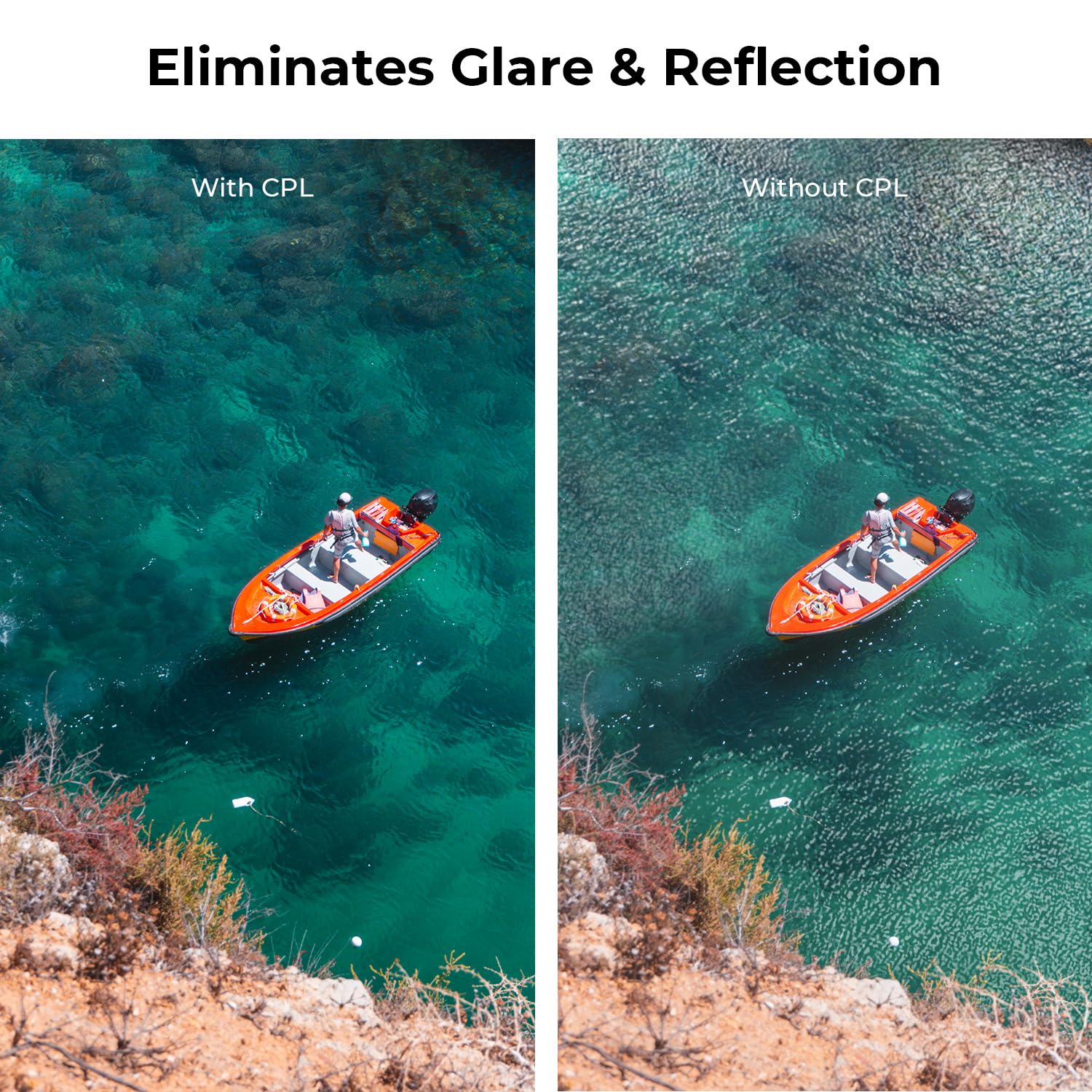 Beschoi 55Mm Polarizer Filter 30 Layer Multi Resistant Nano Coated Circular Polarizing Filter(Cpl) With Hd Optical Glass/Ultra S