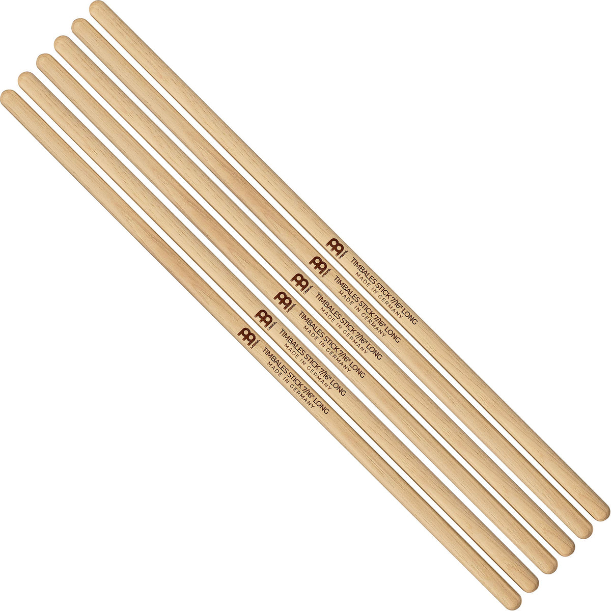 Meinl Stick & Brush Timbale Sticks Long, Pack Of 3 Pairs, 7/16''   American Hickory Percussion Drumsticks   Made In Germany (Sb1
