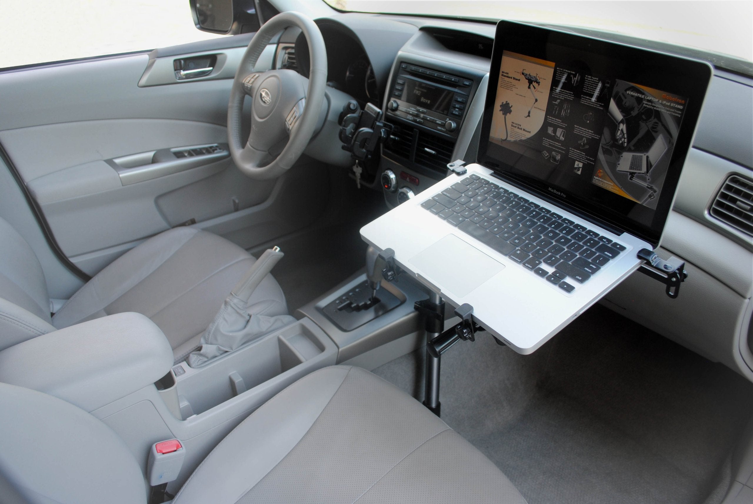 Mobotron Ms 526Ss Heavy Duty Laptop Mount With Screen Stabilizers