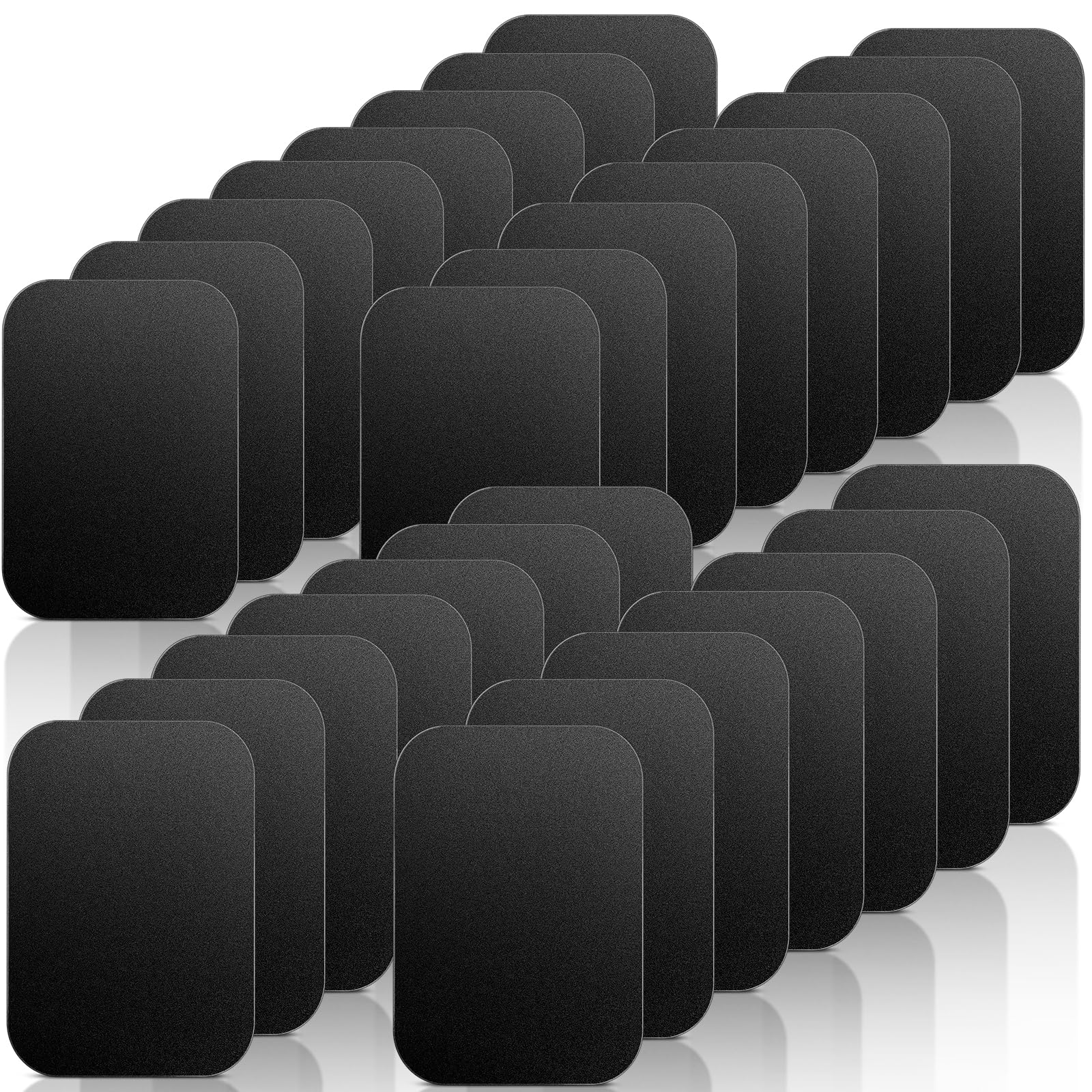 Fpmyb Metal Plates For Magnetic Car Phone Holder Cradle, Thin Steel Sheets Mount Metal Plates With Adhesive For Magnetic Phone M