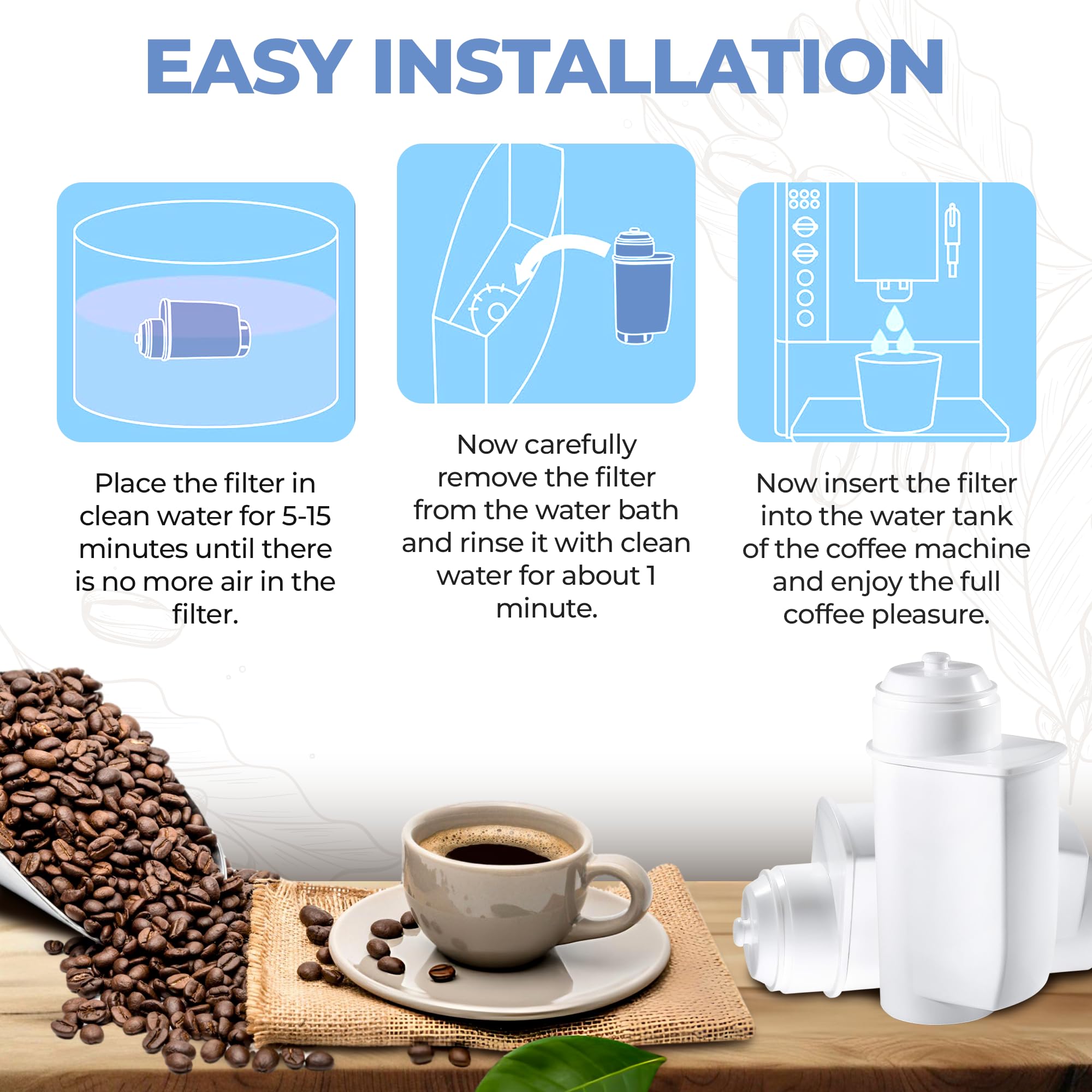 Compatible For Bosch Brita Intenza Tcz7003 Water Filter Espresso Machine Water Filter Compatible For Brita Intenza/Siemens/Neff/