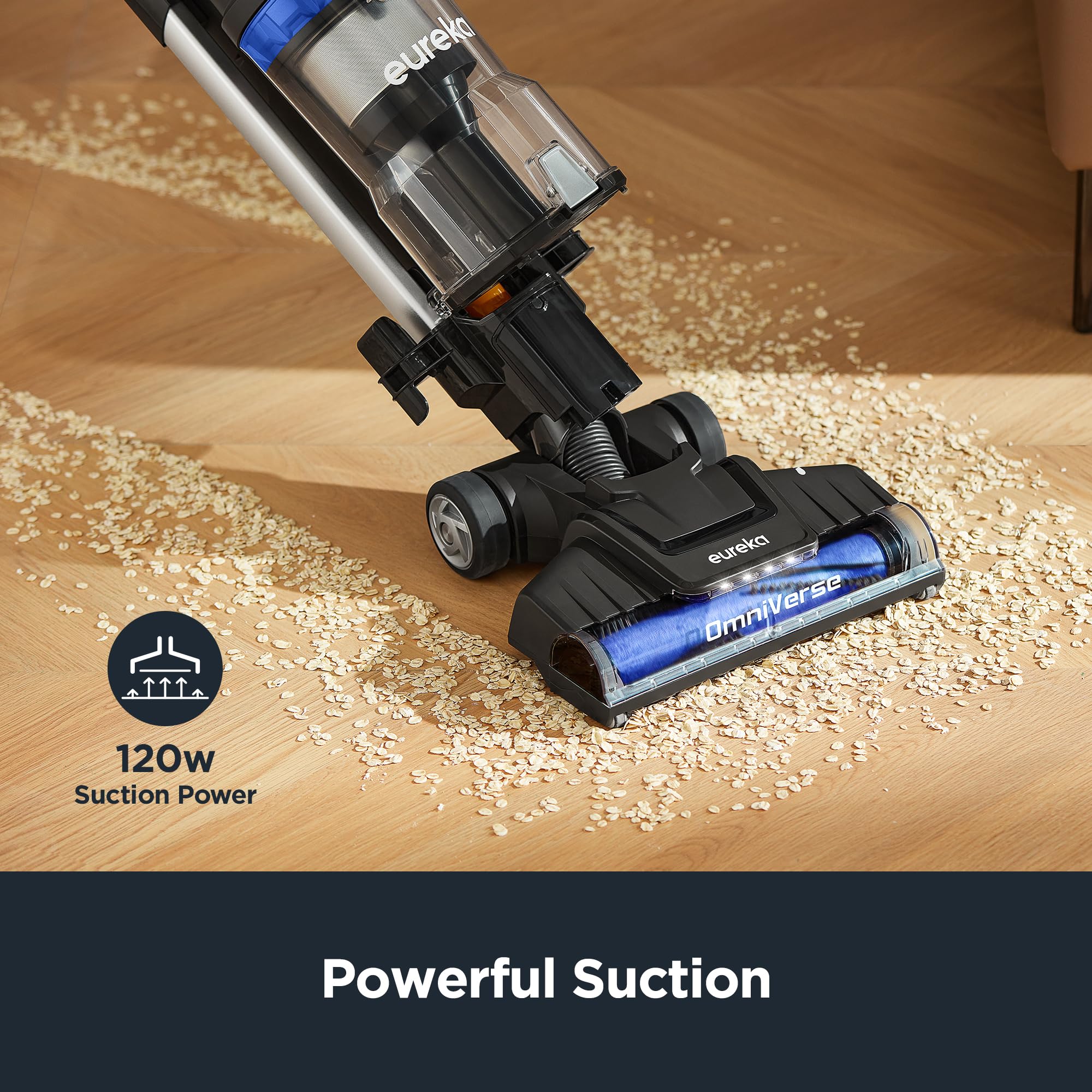 Eureka Quickshift Upright Home Omniverse Vacuum Cleaner With Large Dust Cup, Advanced Anti Tangle Technology And Hepa Filter, Ne