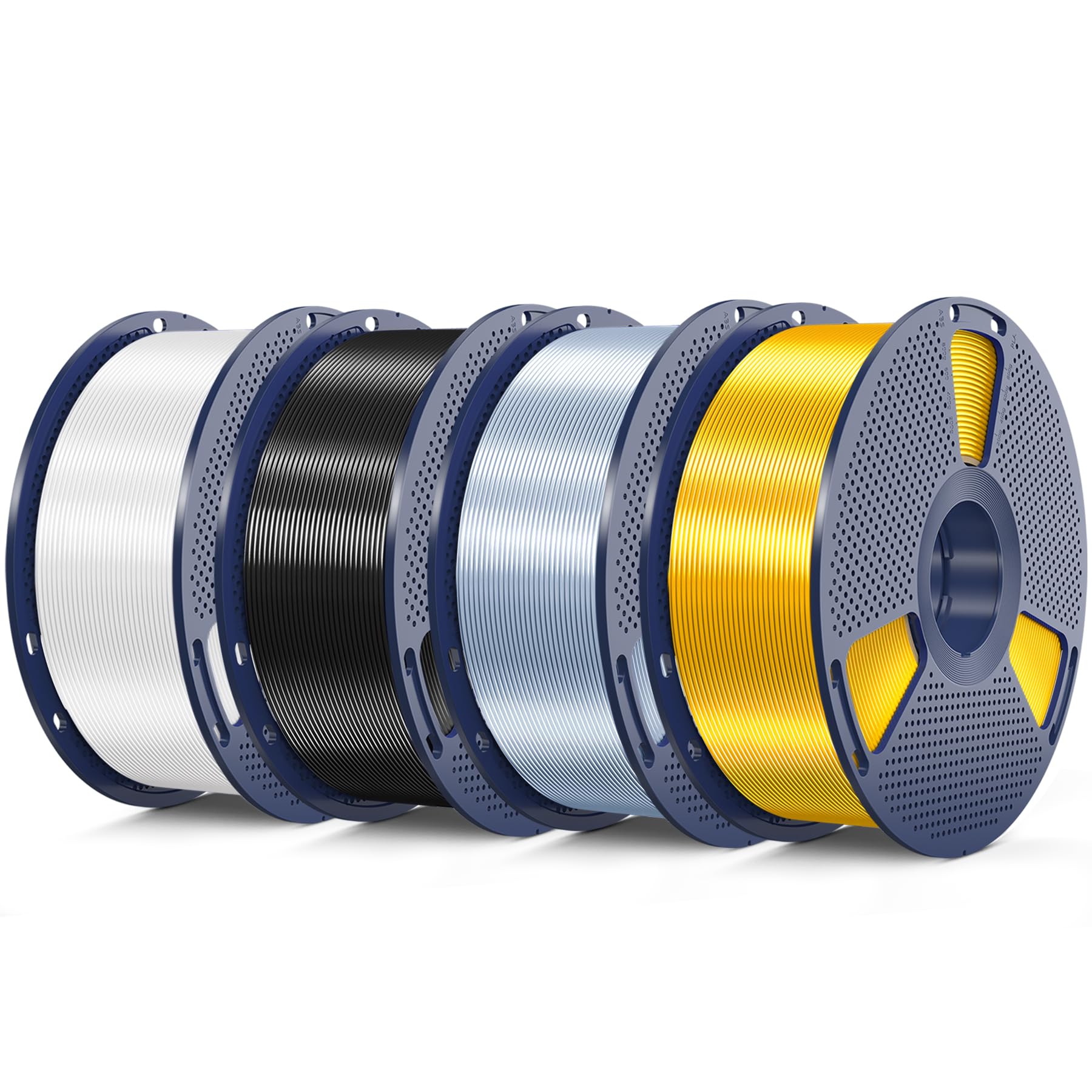 3D Printer Silk Filament, SUNLU Shiny Silk PLA Filament 1.75mm, Smooth Silky Surface, Great Easy to Print for 3D Printers, Dimen