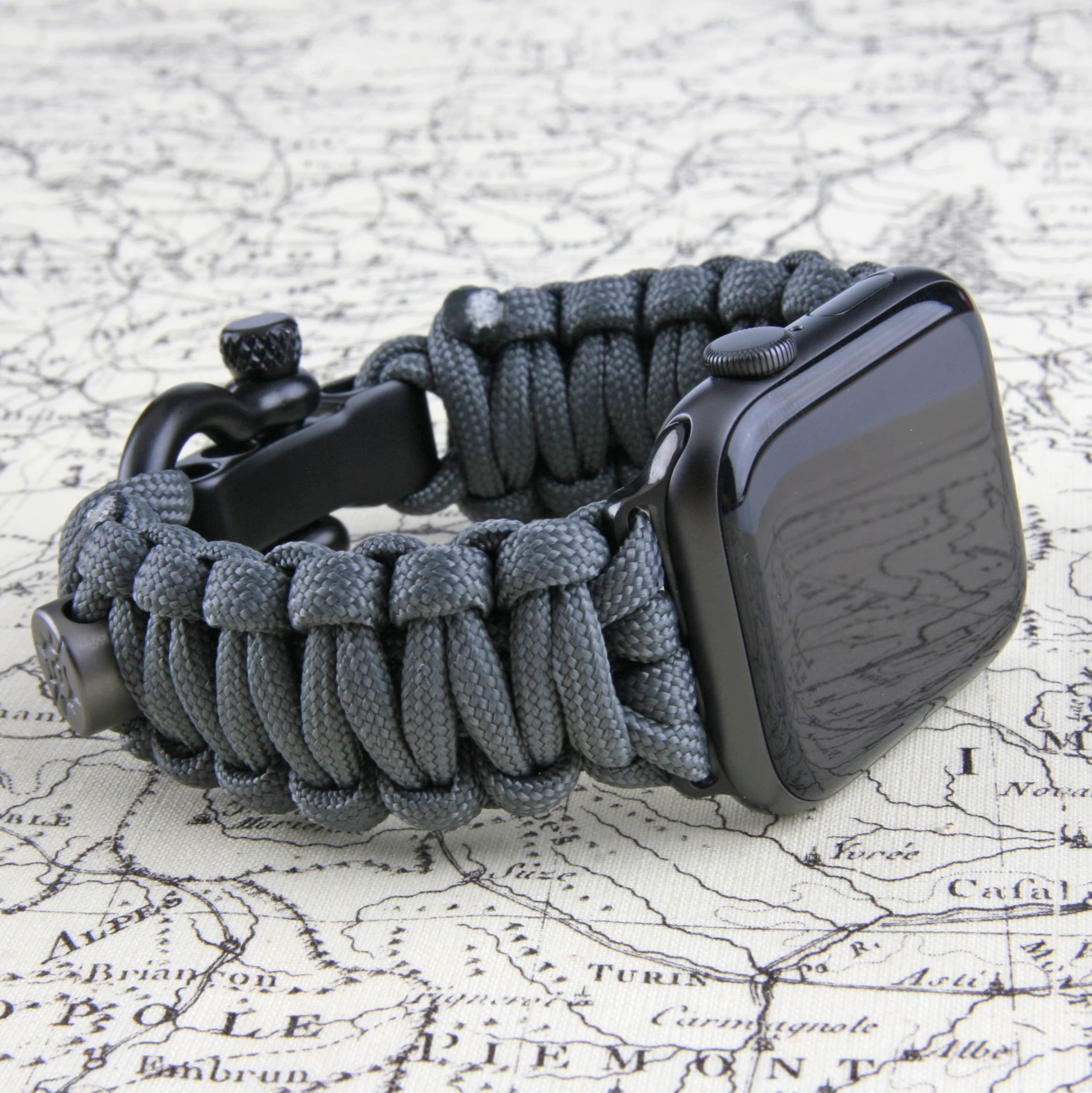 Kordiz Survivor - Paracord Apple Watch Band Compatible With Apple Watch Series 8/7/6/5/4/3/2/1/Se & Ultra - 42Mm 44Mm 45Mm 49Mm