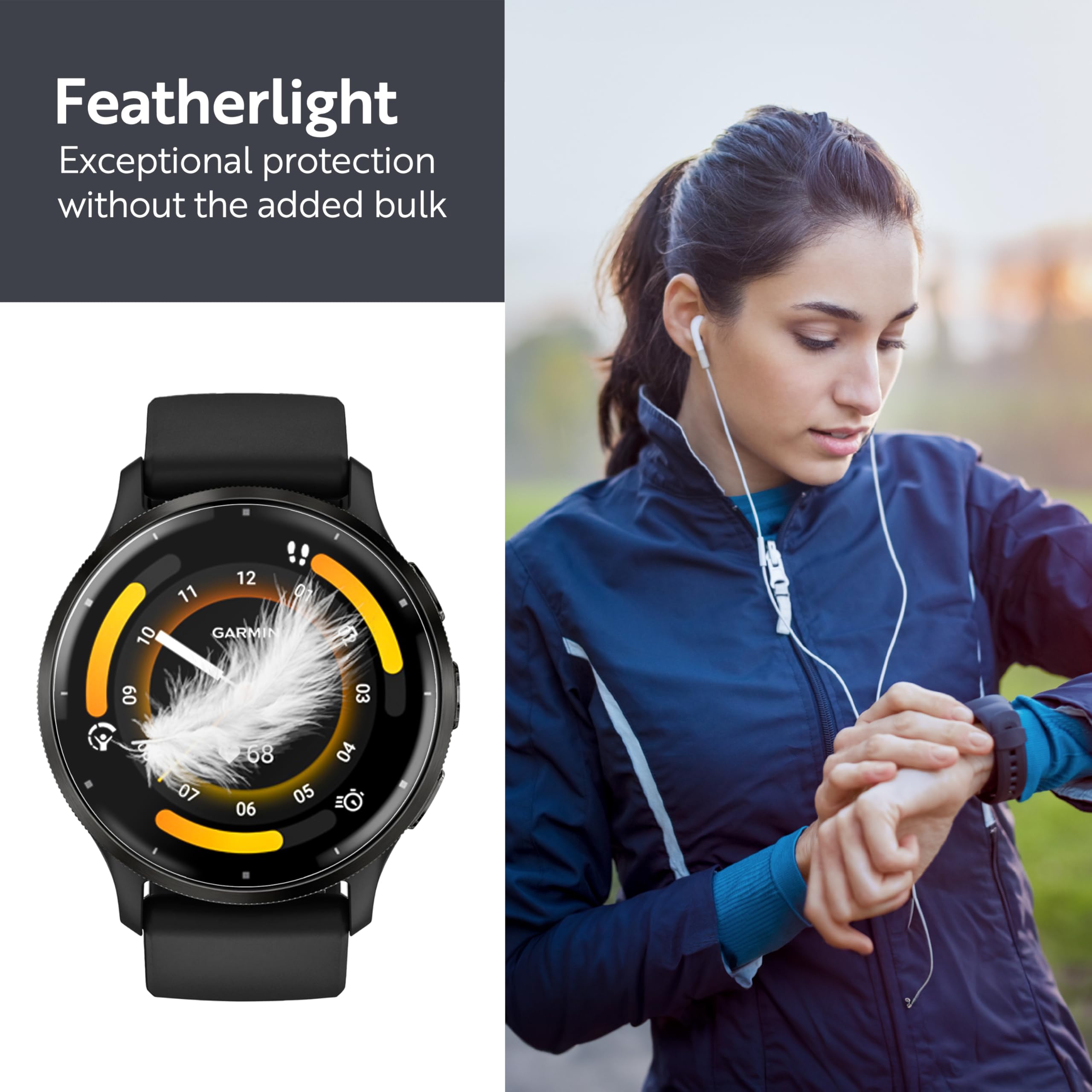 Armorsuit 6 Pack For Garmin Venu 3 (45Mm) Screen Protector Militaryshield Hd Clear Film   Made In Usa