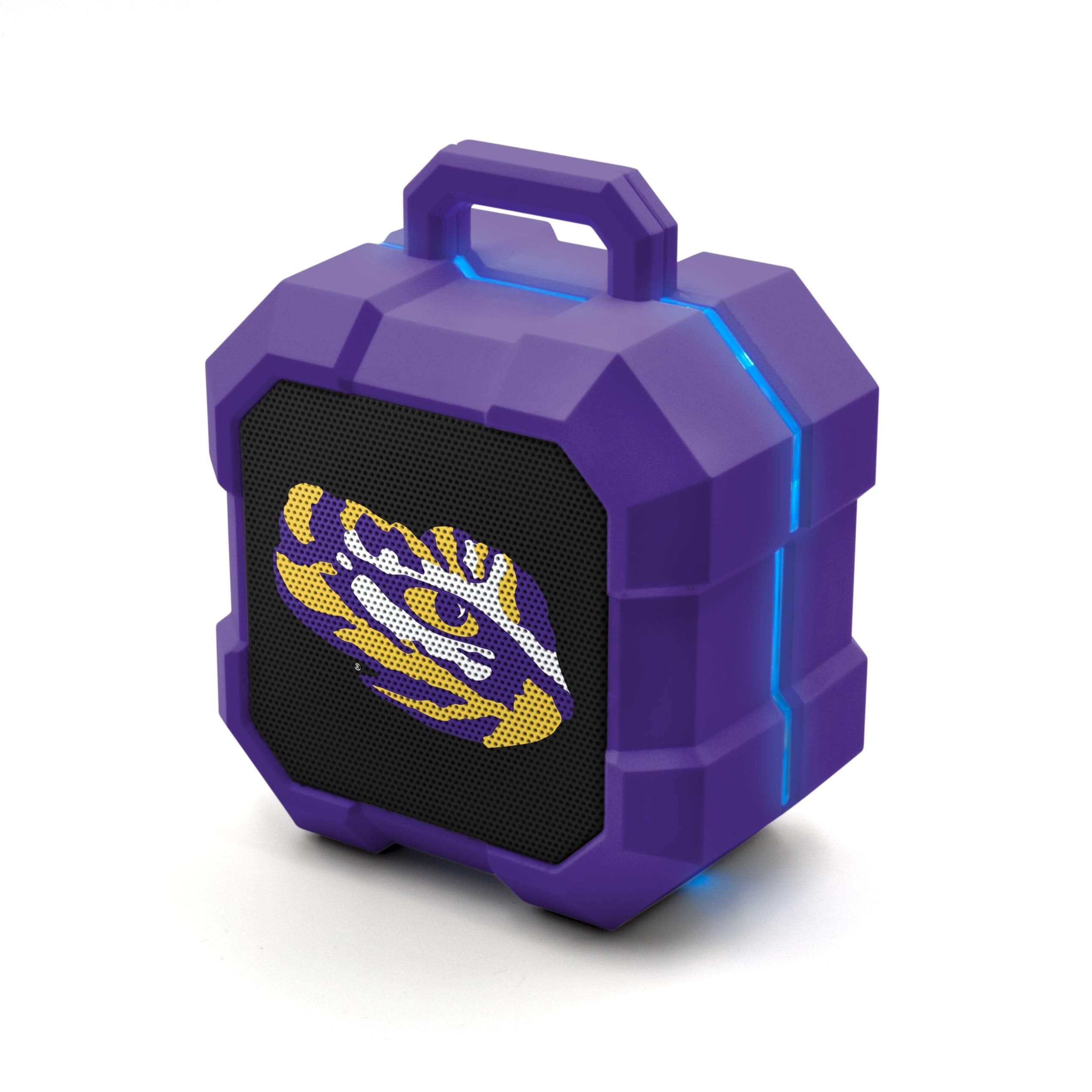 Soar Ncaa Shockbox Led Bluetooth Speaker, Lsu Tigers