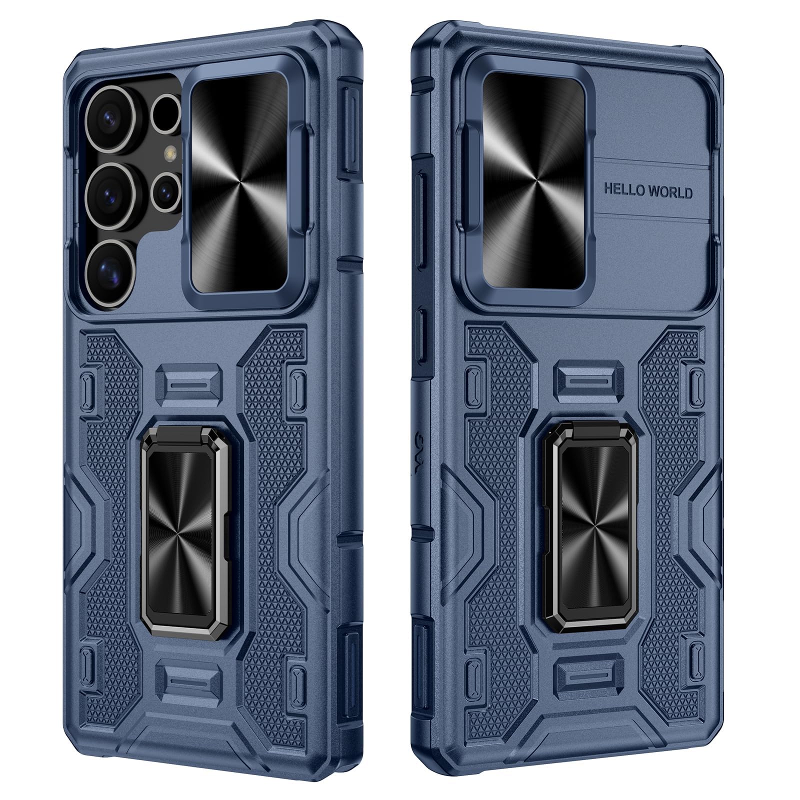 Vego For Samsung Galaxy S25 Ultra Case With Slide Camera Cover & Kickstand, Compatible With Magnetic Car Mount Holder Hard Shell