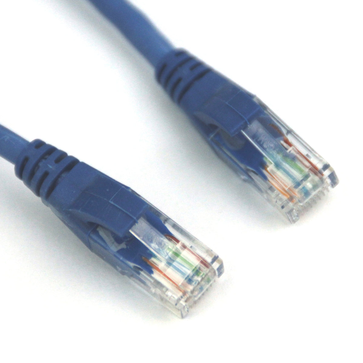 Vcom 3 Feet Cat5E Molded Patch Cable, Blue (Np511 3 Blue)