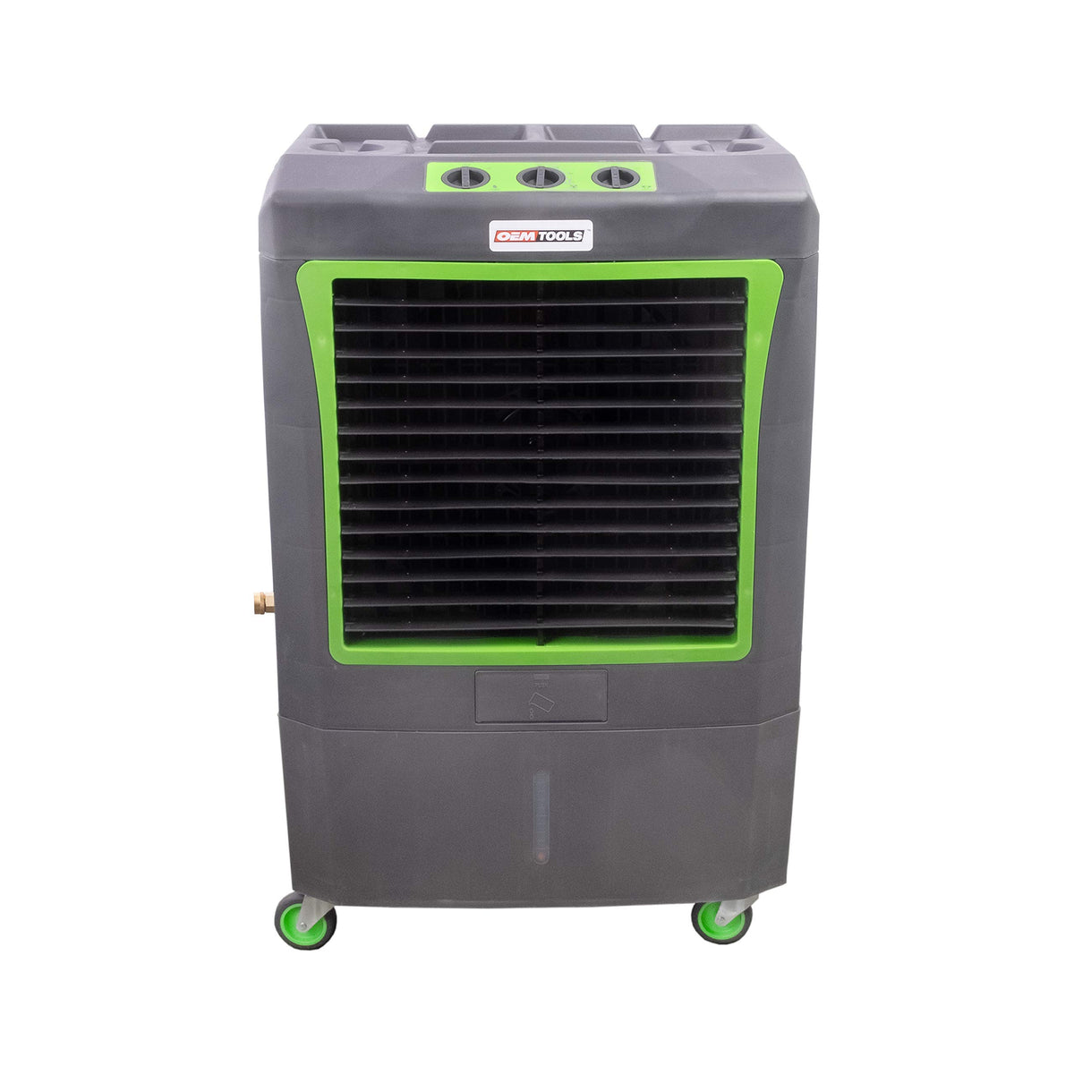 Oemtools 23968 3 Speed Evaporative Cooler, Green And Gray, Cools Up To 950 Square Feet, 3100 Cfm, Portable Cooler Fan