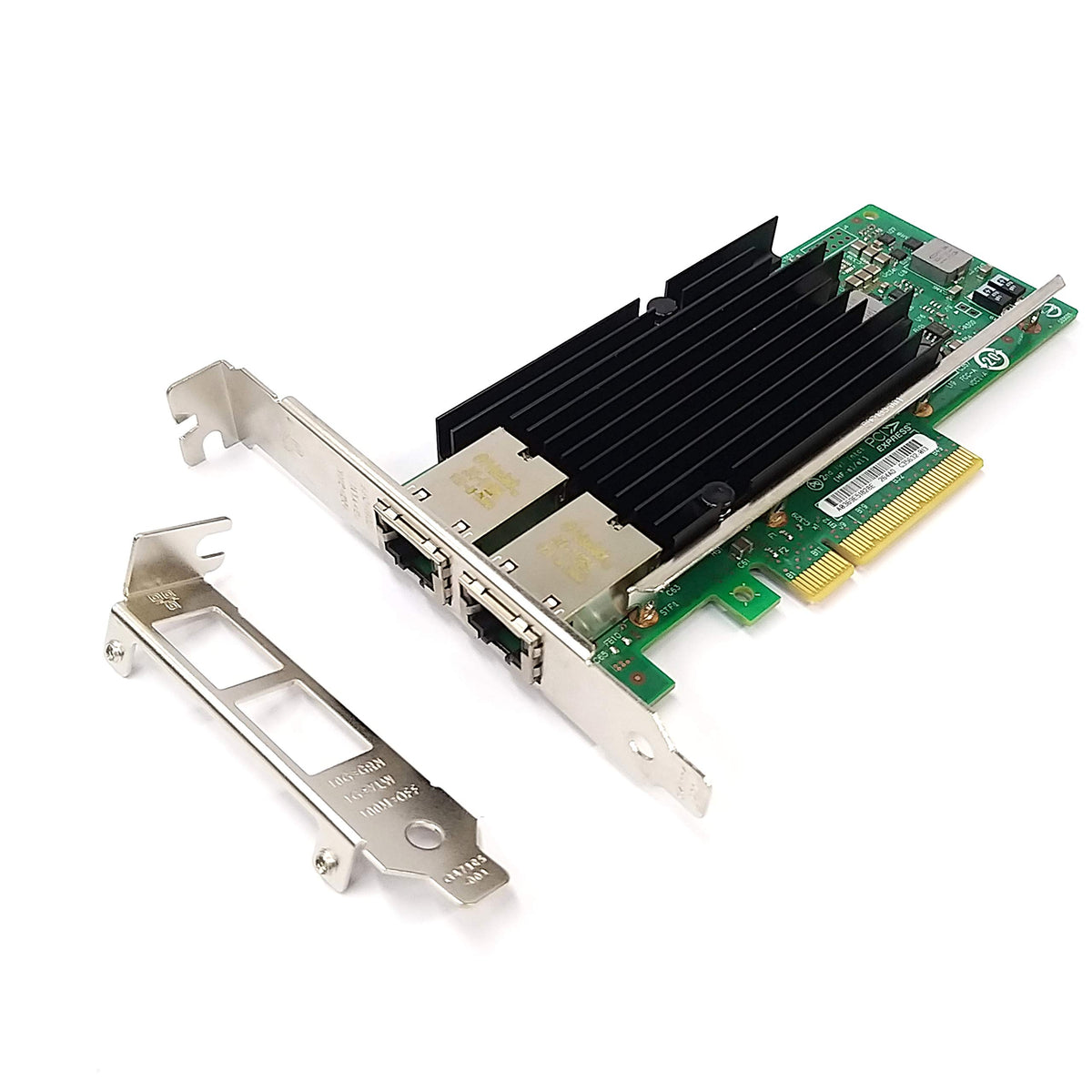 Hinyseno Dual Port 10Gbe Rj 45 Pci Express X 8 Gigabit Ethernet Server Adapter Dual Port Network Interface Controller Card For X