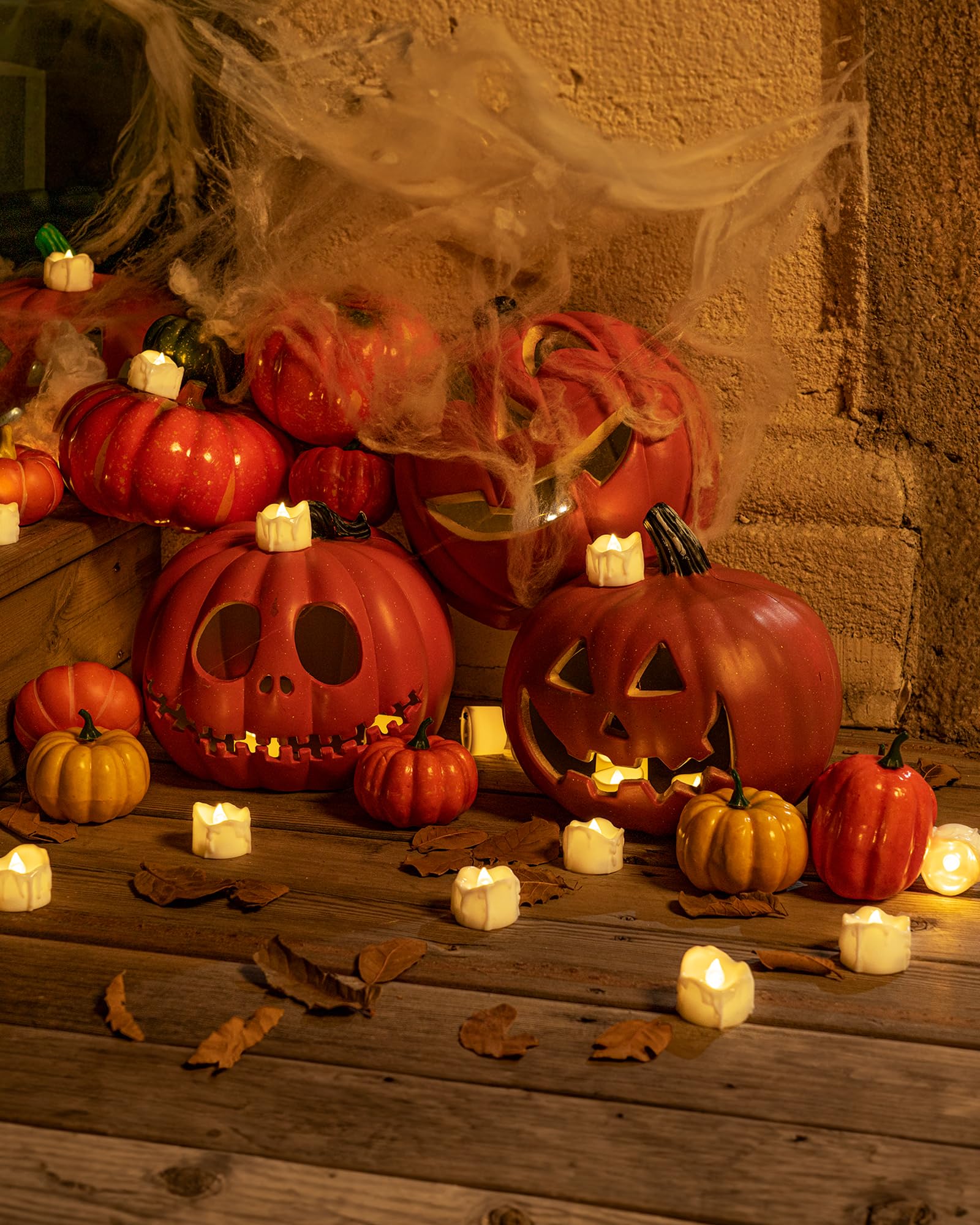 Homemory Timer Tea Lights, Flameless Flickering Auto Tea Lights Battery Operated, Auto On 6 Hours And Off 18 Hours Everyday, Bat