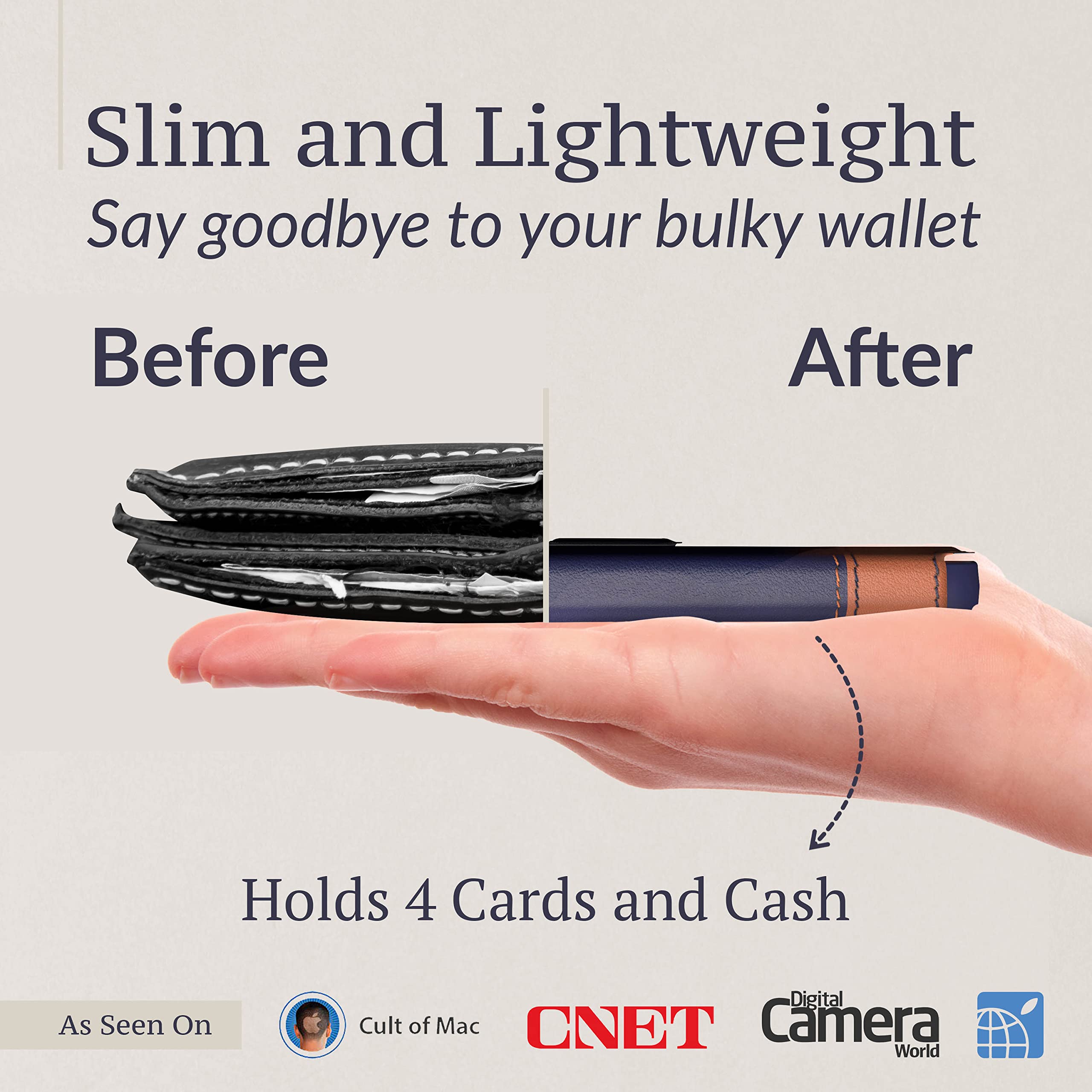 Iphone 16 Wallet Case For Women And Men, Slim & Protective, Credit Card Holder, Shockproof Pu Leather Folio Cover Compatible Wit