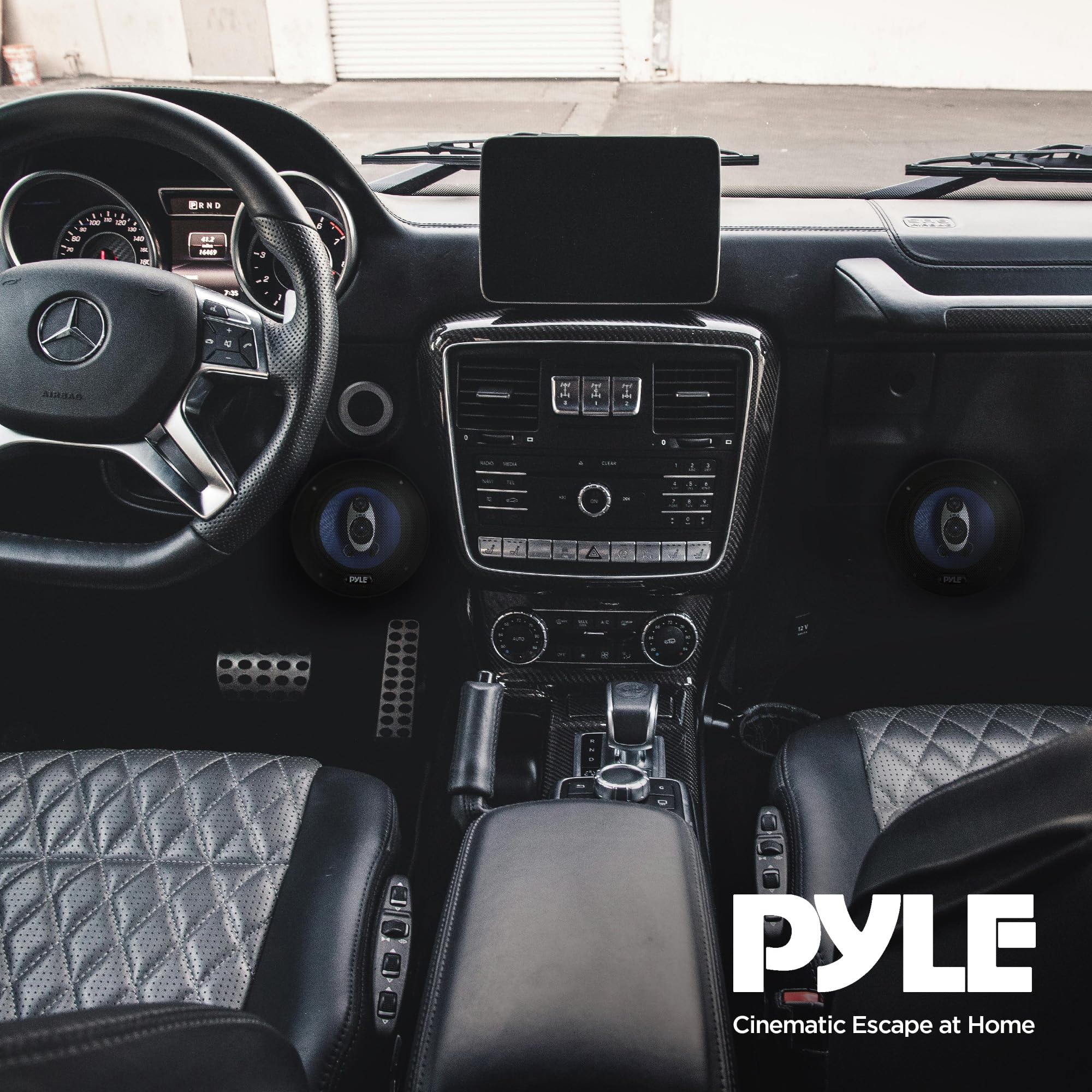 4 New Pyle Pl63Bl 6.5 720 Watt 3-Way Car Audio Coaxial Speakers Blue Stereo