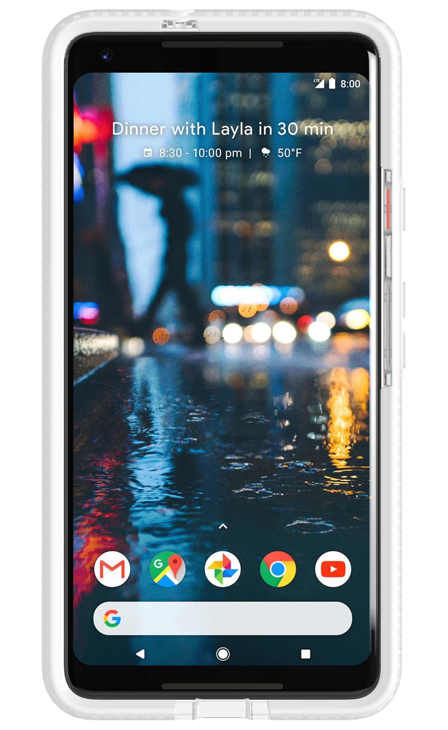 Tech21 Evo Check Case For Google Pixel 2 Xl - Clear/White