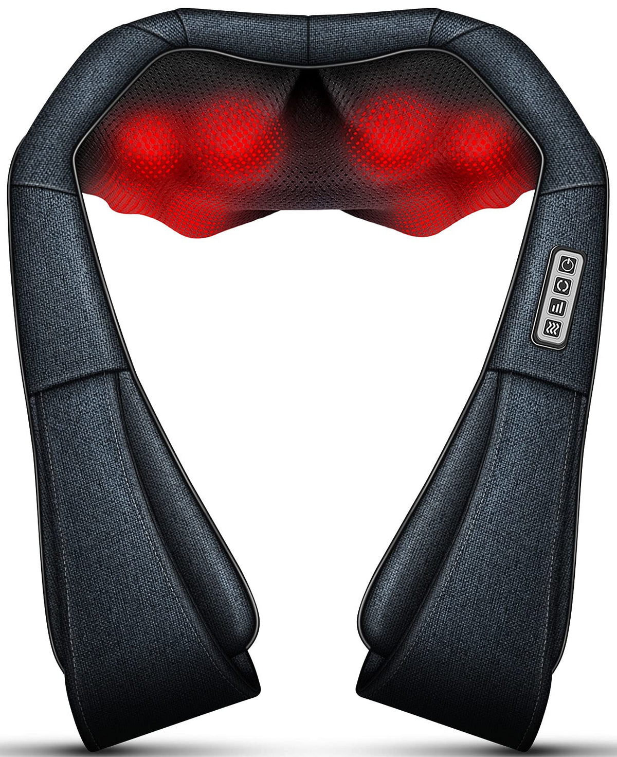 Mocuishle Neck Massager, Shiatsu Back Neck Massager With Heat, Back Massager Deep Tissue Kneading For Back, Neck, Shoulder, Foot