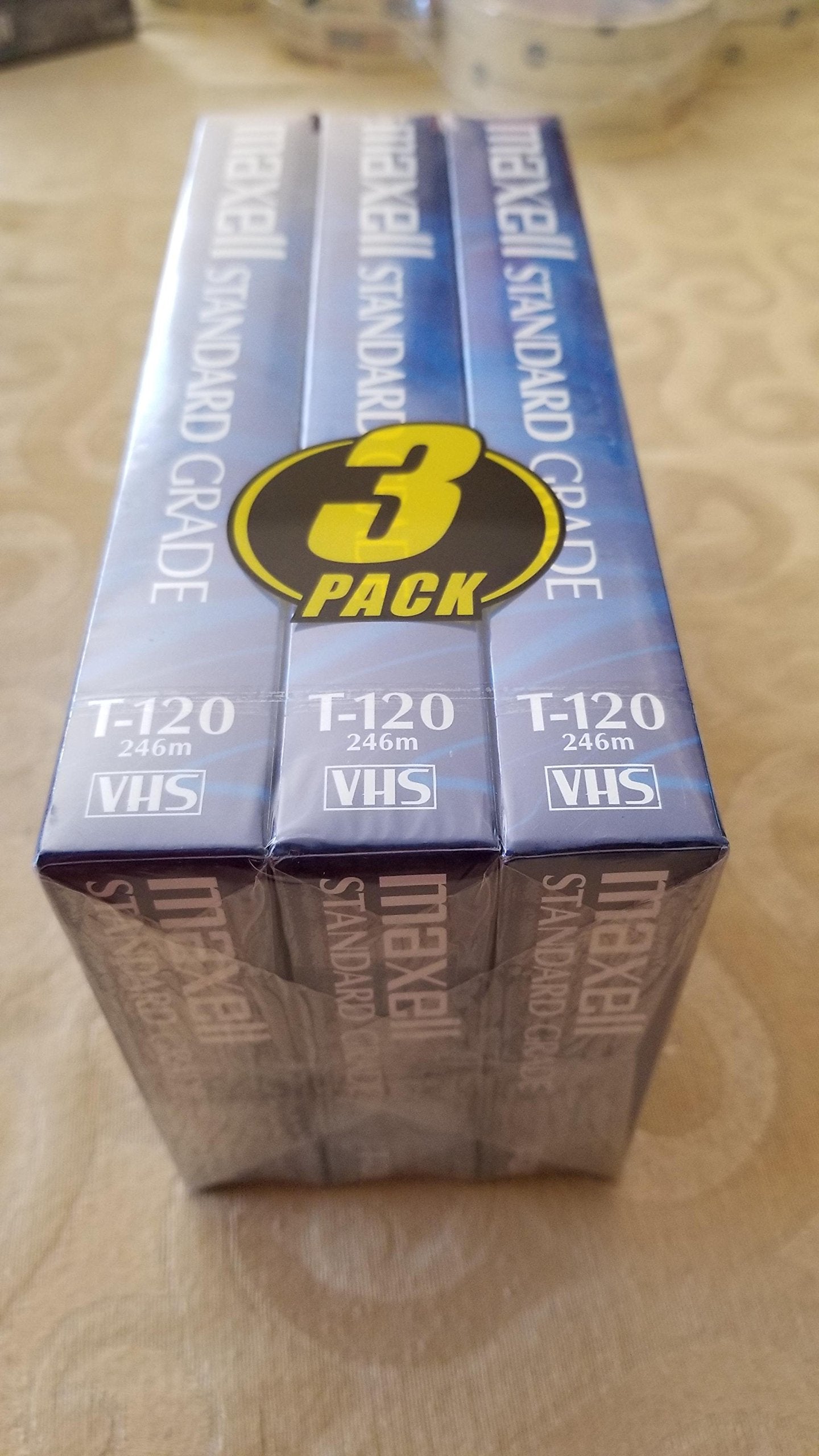 Maxell Gx T-120 Video Tape-120 Min 3Pk (214048)