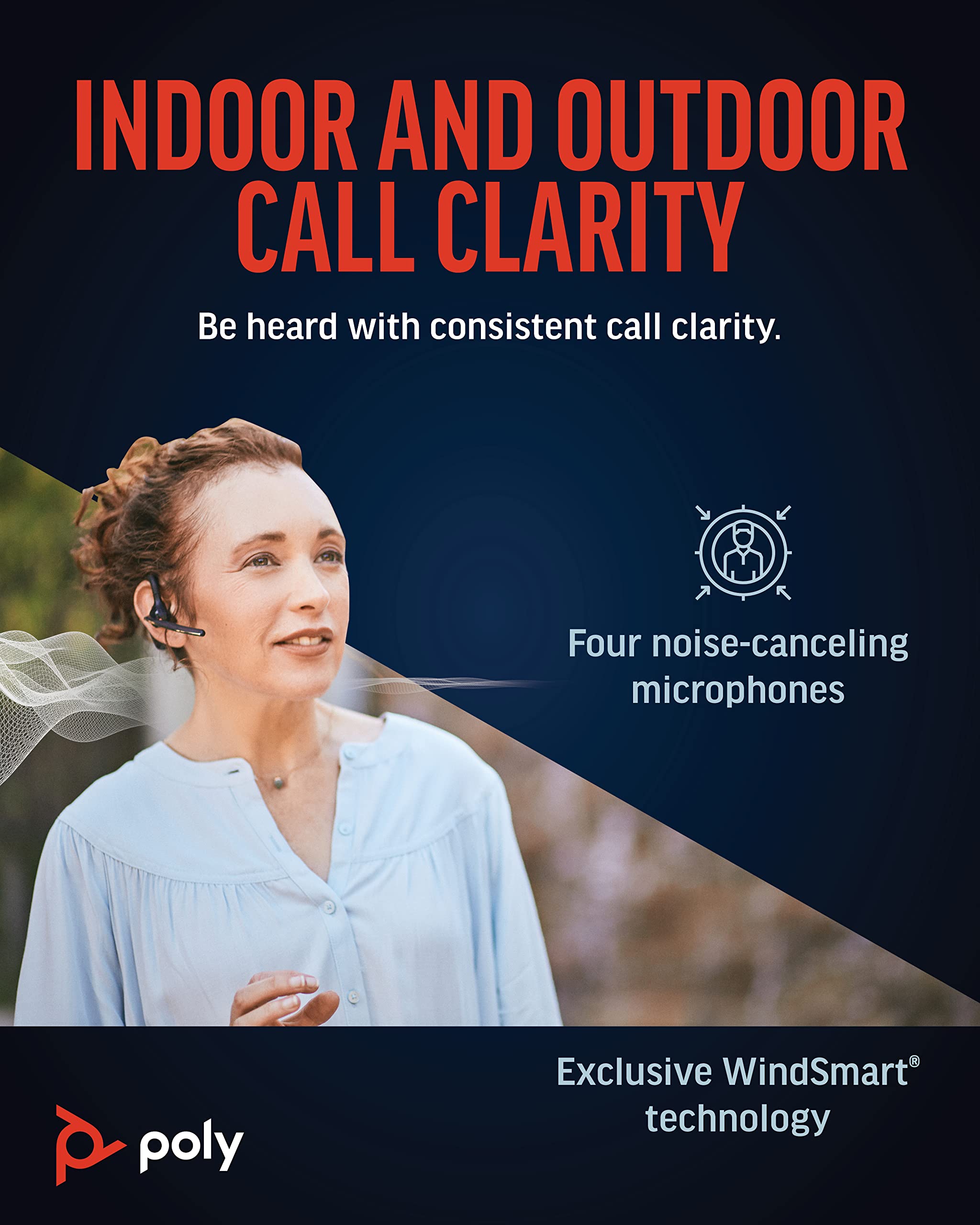 Plantronics   Voyager 5200 Uc (Poly)   Bluetooth Single Ear (Monaural) Headset   Usb A Compatible To Connect To Your Pc And/Or M