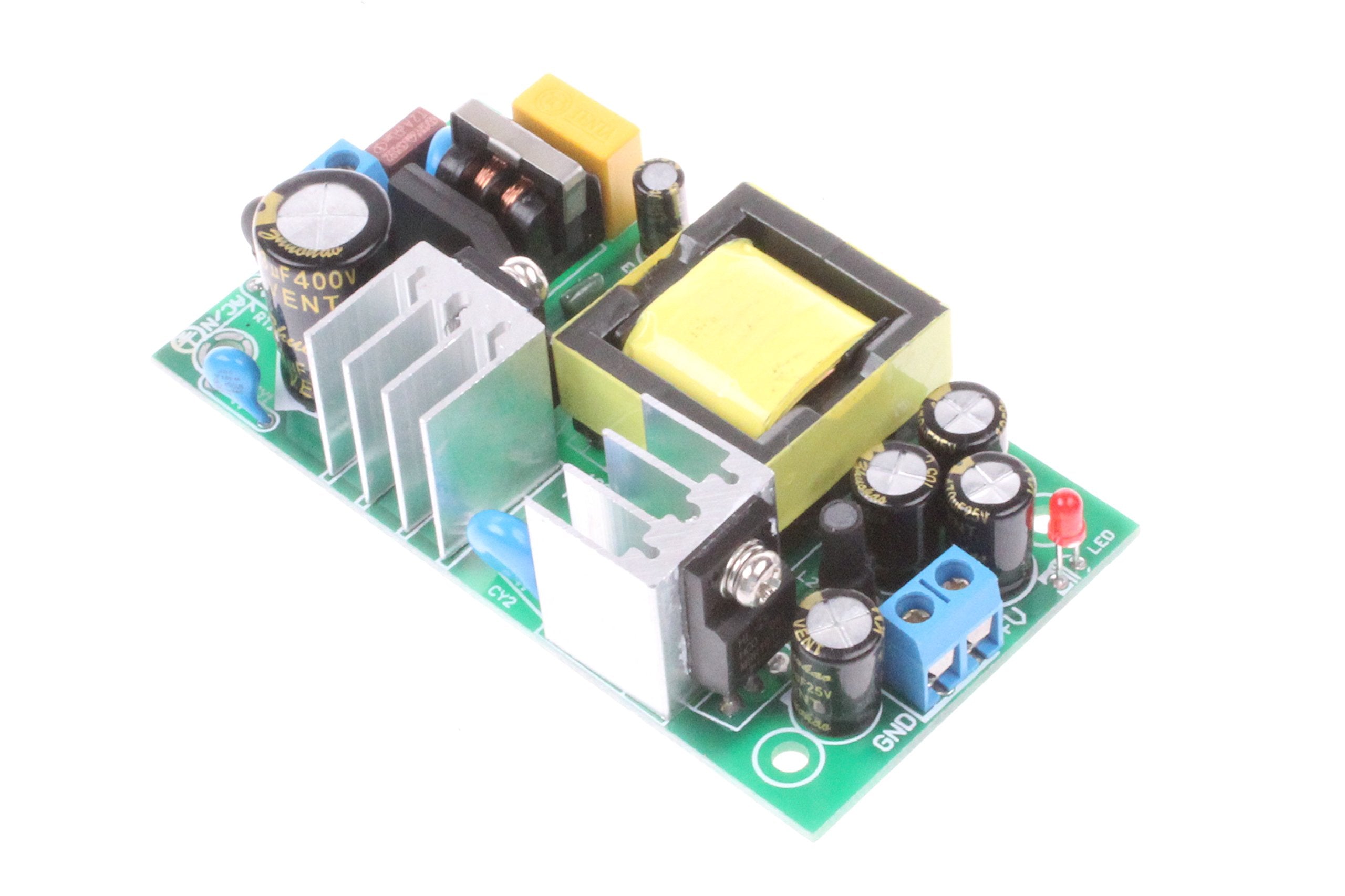 Noyito Ac To Dc Precision Buck Power Supply Module Ac 120V 100V 264V To 12V 2A 2000Ma Isolated Step Down Dc Module (12V 2A) Gree