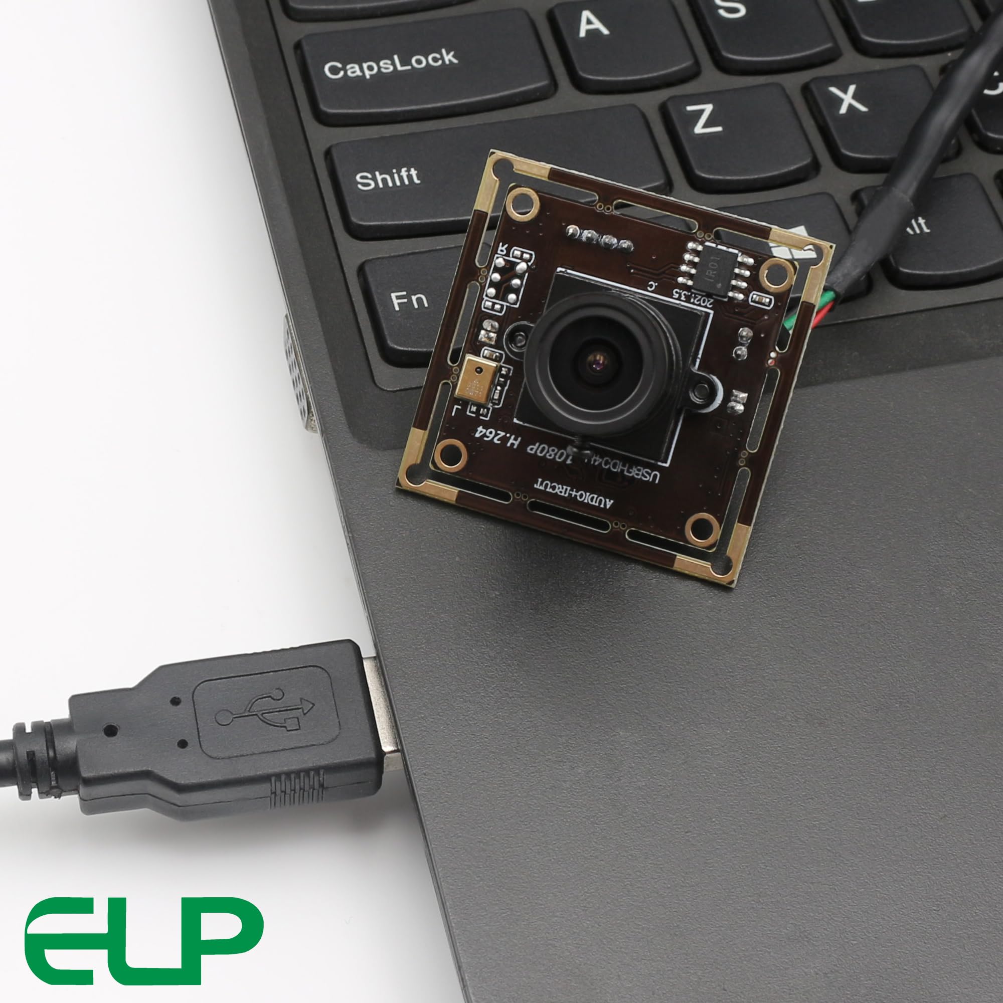 Elp 2.8Mm Lens Raspberry Pi 1080P H.264 Microphone Pc Web Usb Security Camera For Computer Mini Uvc Usb2.0 Video Audio Webcam Board 2Mp Cmos Ar0330 Lightburn Laser Camera For Laptop