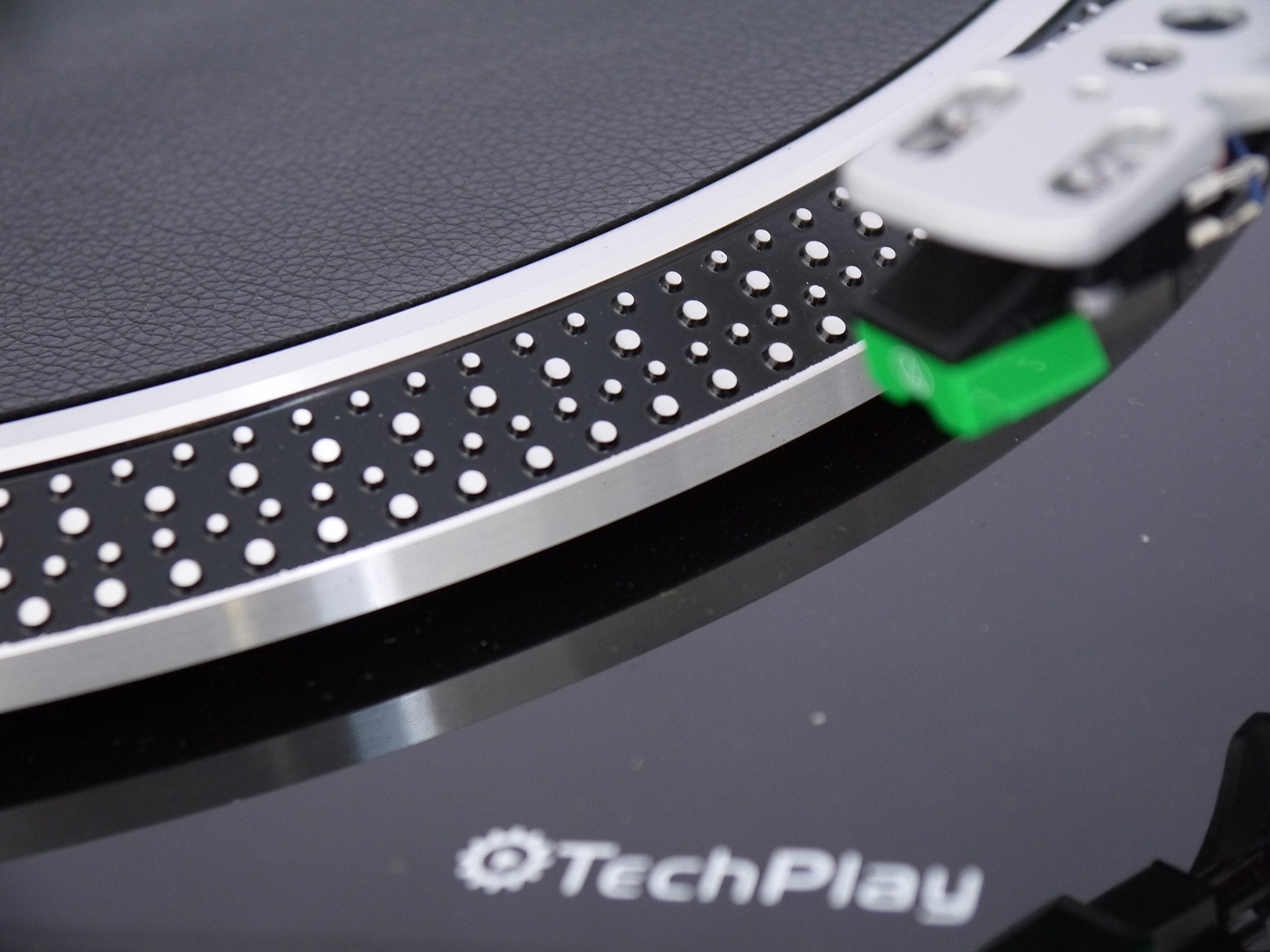 Techplay Iep212 Leatherette Anti Static Turntable Mat. Ultra Thin For Maximun Performance