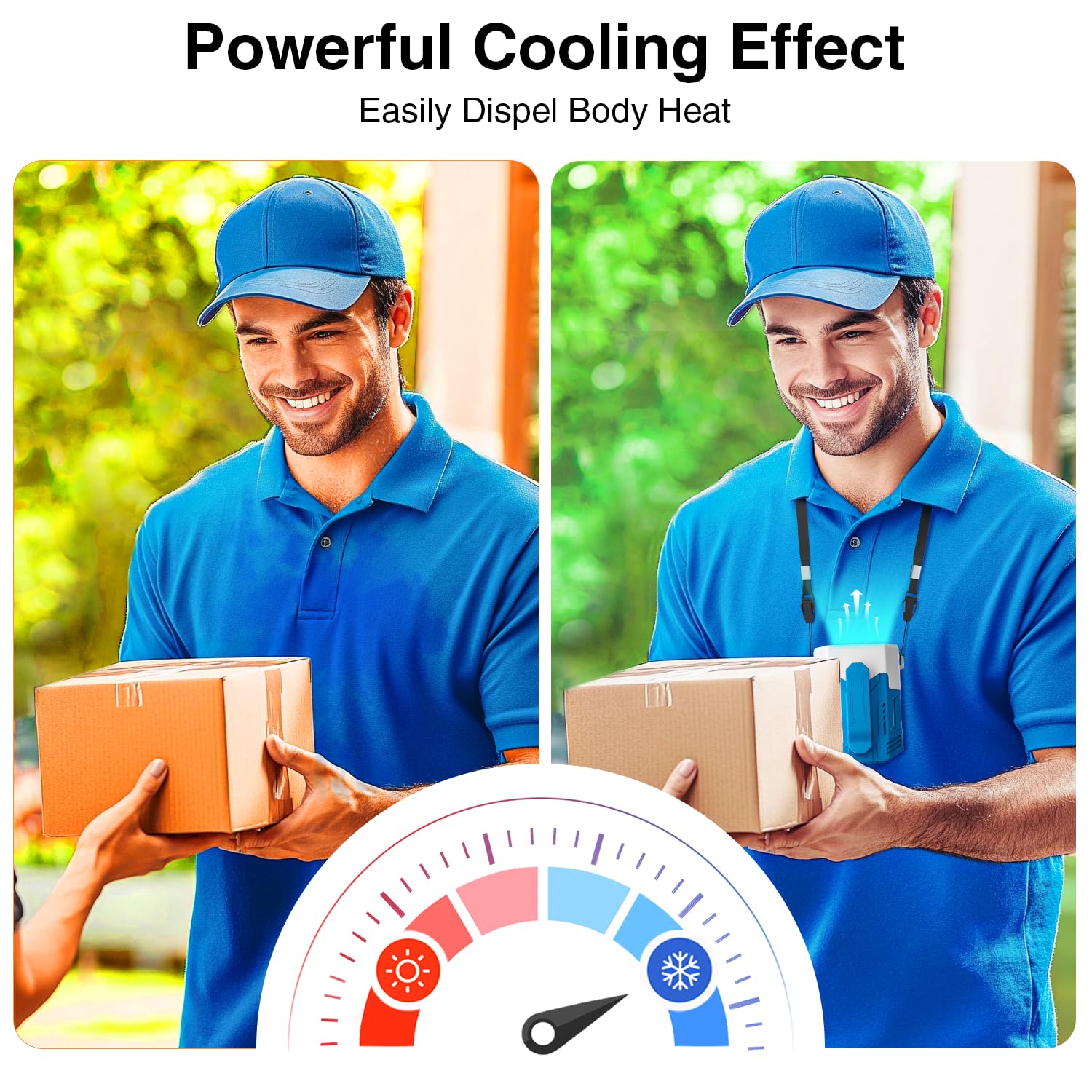 Portable Fan 4000Mah Rechargeable, 4 Speeds 13000Rpm Strong Airflow, Personal Waist Fan With Max 24H Working Time, Wearable Clip