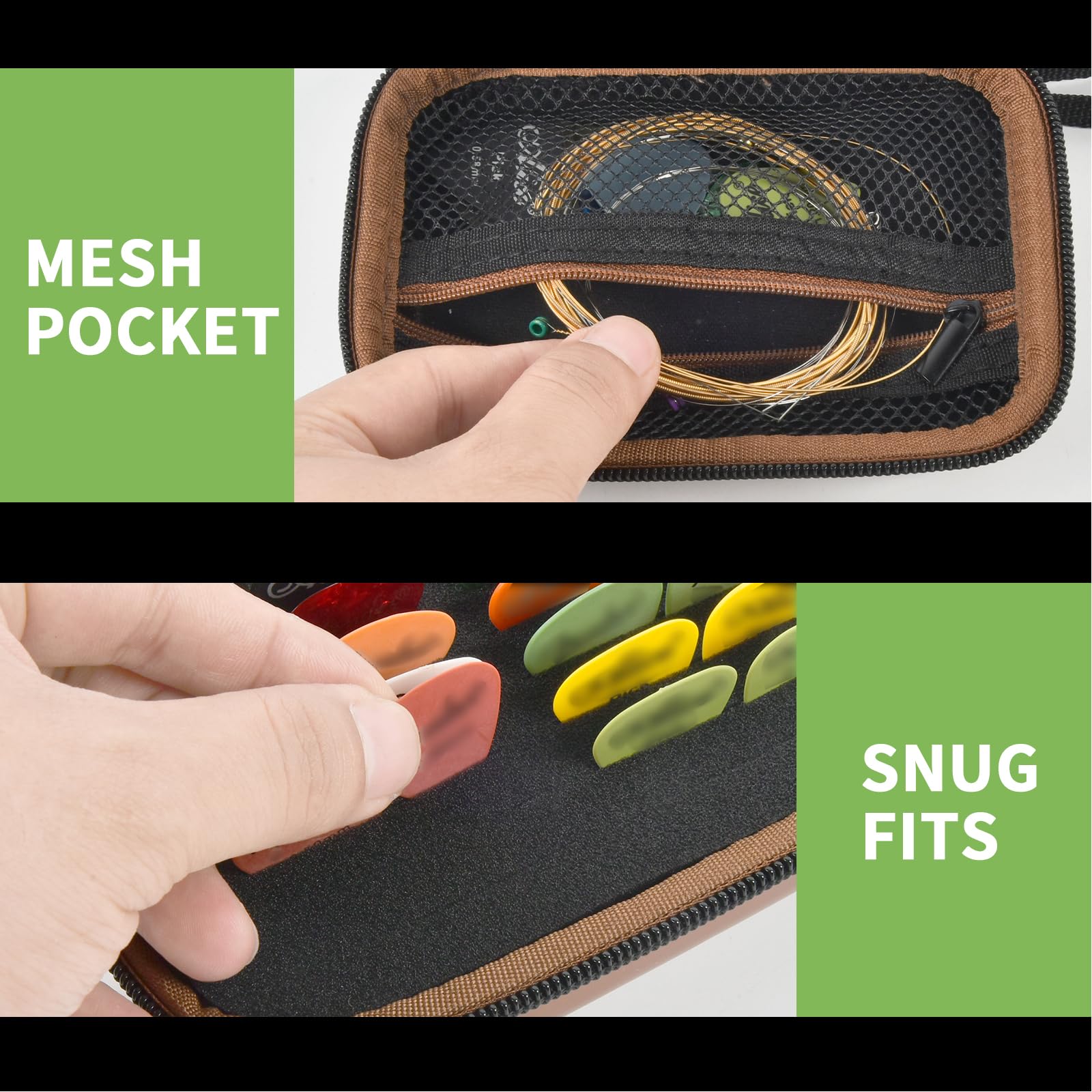 70+ Guitar Pick Holder Case For Fender For Daddario For Chromacast For Jim Dunlop For Acoustic Strings, Guitar Pick Organizer,