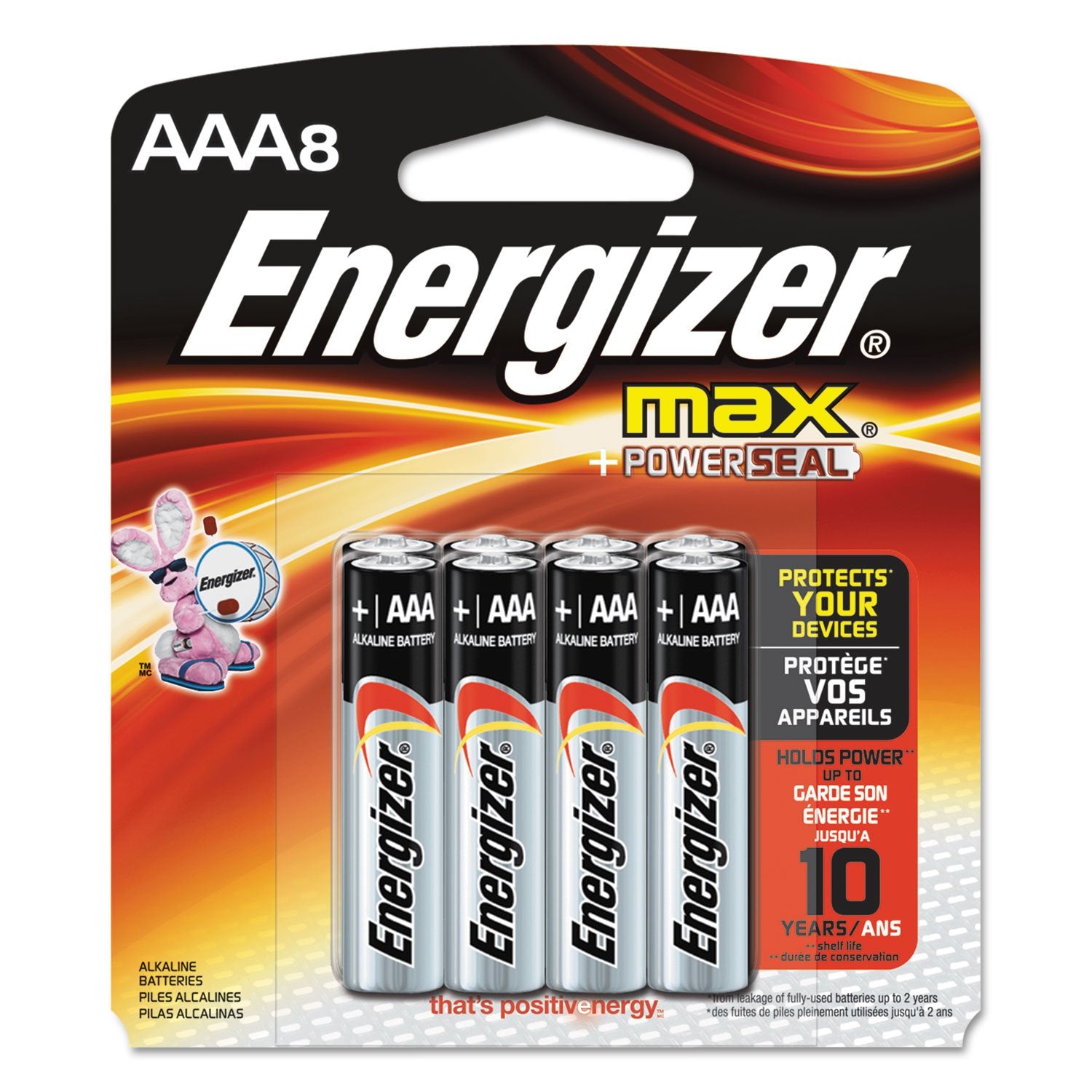 Energizer Max Alkaline Batteries, Aa, 2 Batteries/Pack