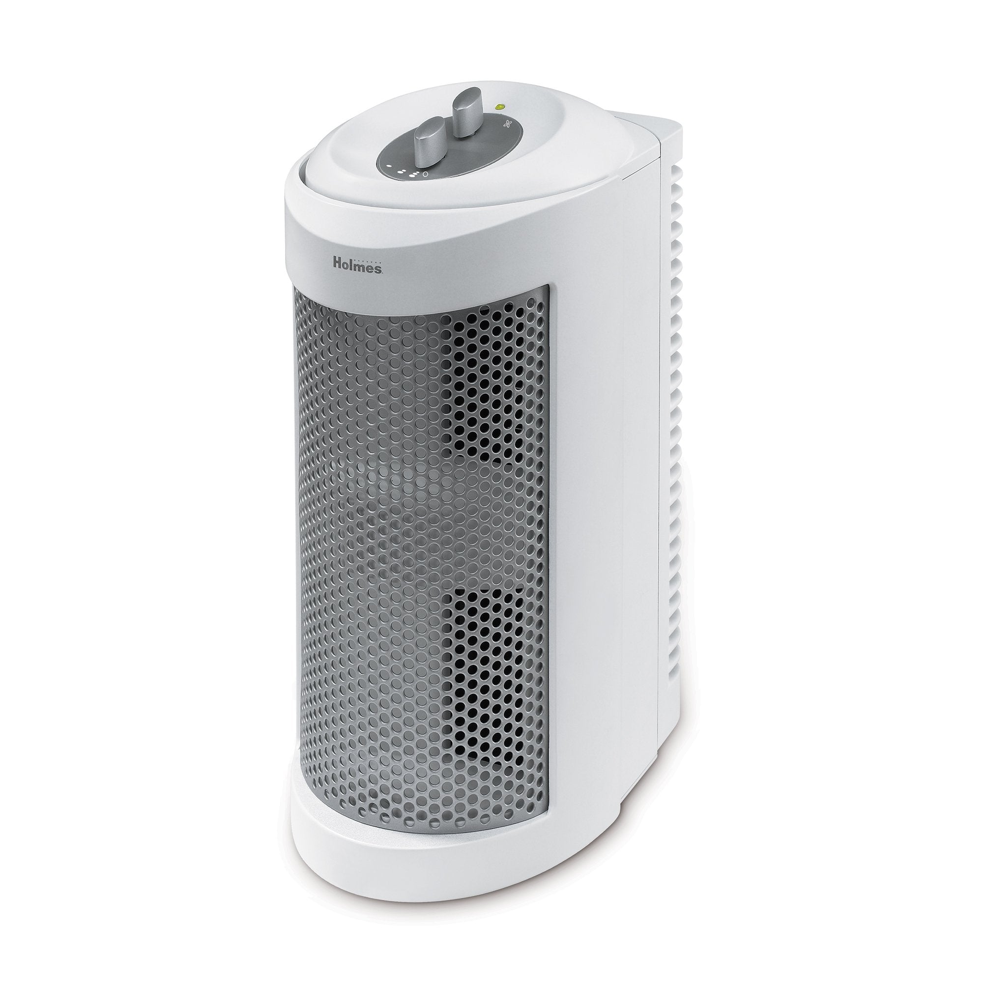 Holmes True Hepa Allergen Remover Mini Tower Air Purifier With Optional Ionizer | Small Space Air Purifier, White (Hap706 Nu 1)