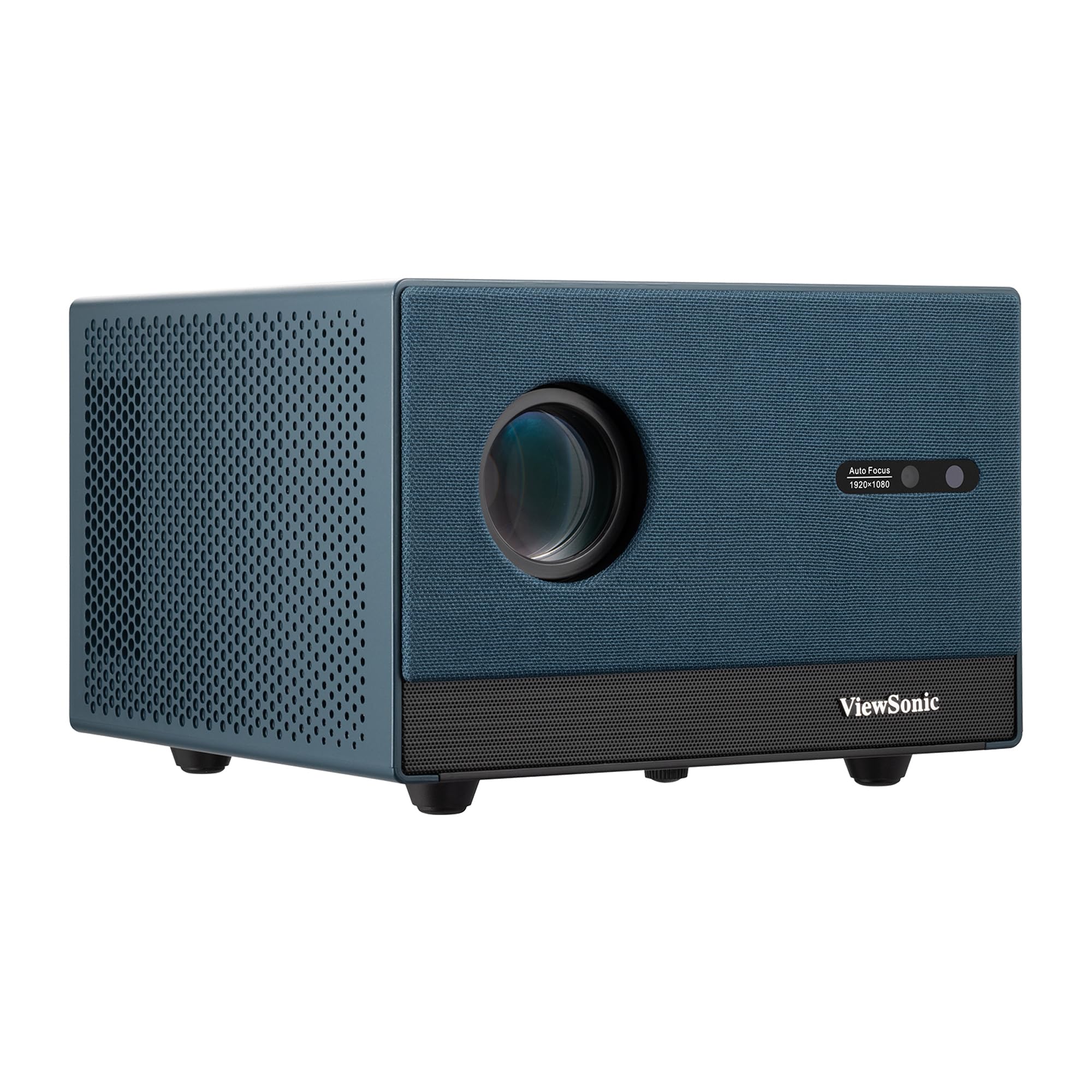 ViewSonic LX60HD 1080p LED Projector, Built-In Google TV for Smooth Home Entertainment, Auto Focus, 360-Degree Projection, and H