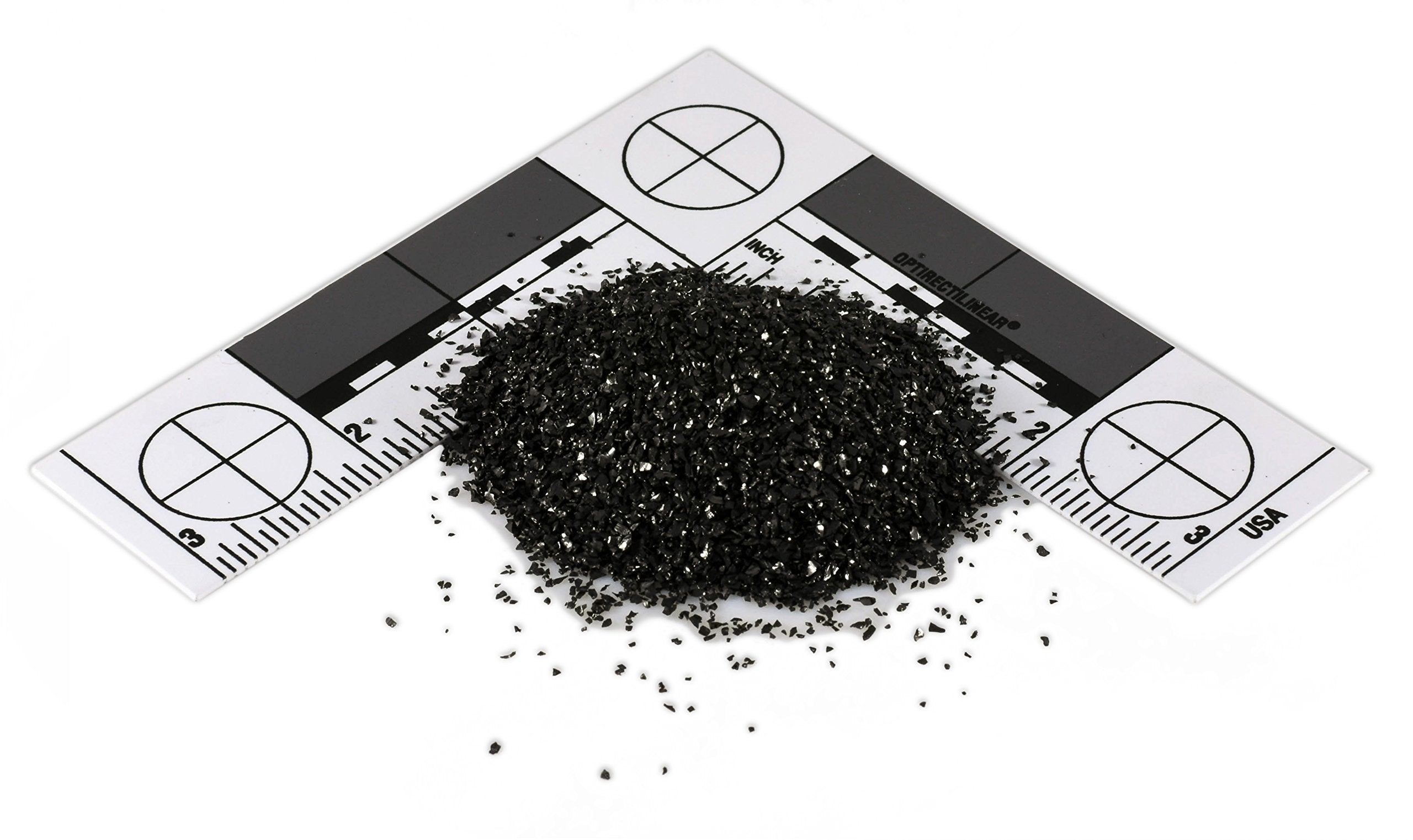 Jet; Pure & Natural: By World Of Wood  Crushed Inlay Stone Perfect For Wood Inlay, Jewelry, Art, And More (Medium Consistency) (