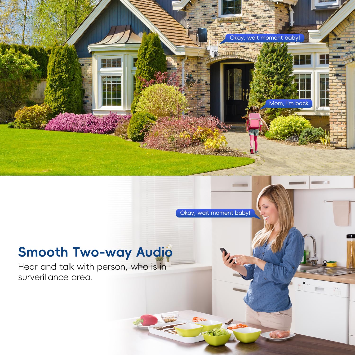 2.5K Wireless Solar Security Camera System, 4 Pack 360� View Ptz Wifi Cameras, Full Color Night Vision,Easy Setup, 2 Way Audio,10Ch Wifi Nvr With 128Gb Storage, Pir Alarm, Compatible With Alexa