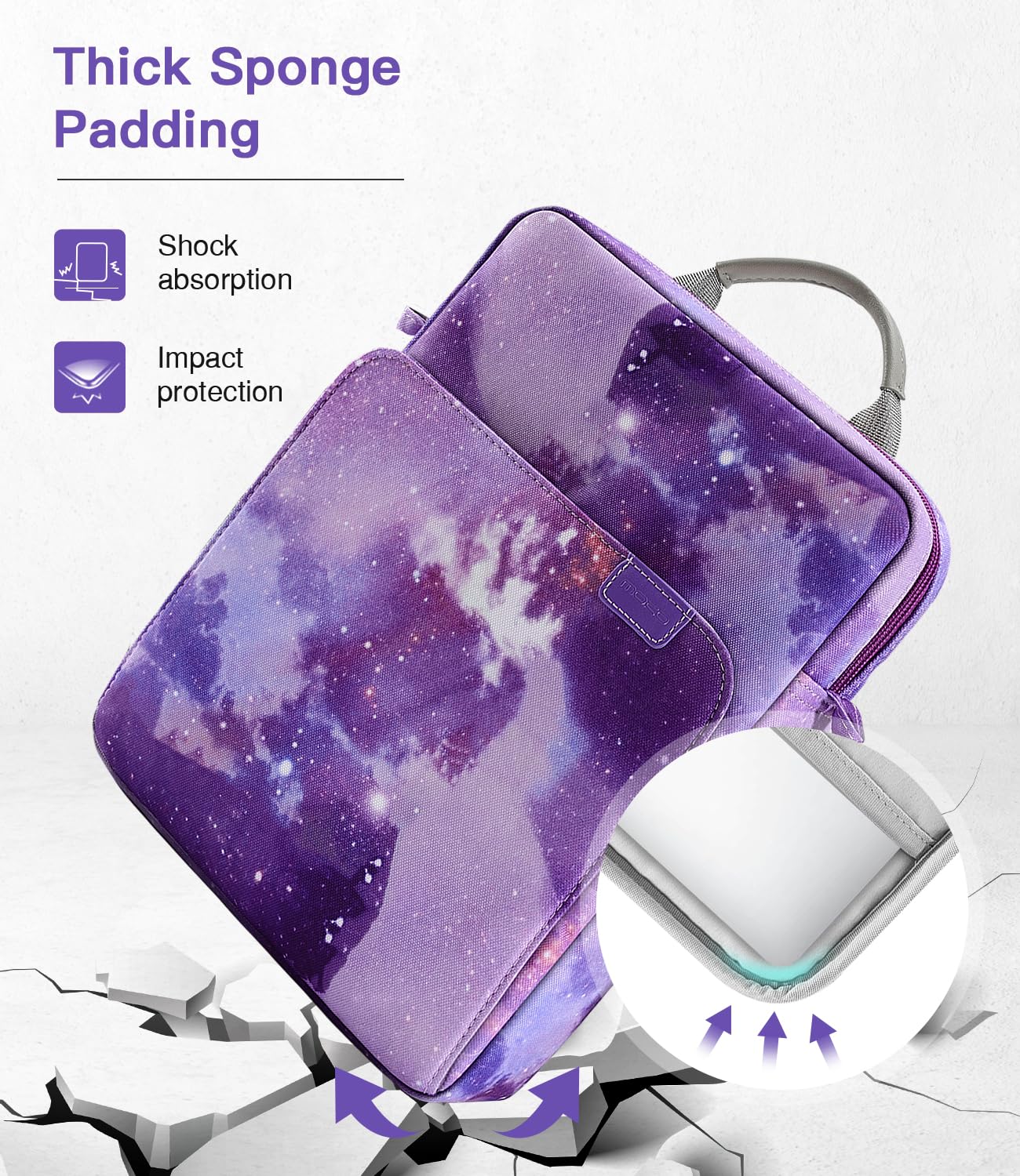 Moko 13.3-14 Inch Laptop Sleeve Bag Fits Macbook Pro M3/M2 14 2023,Macbook Pro 13 M2,New Macbook Air 13.6 M3/M2 2024,Tab S8 Ultr