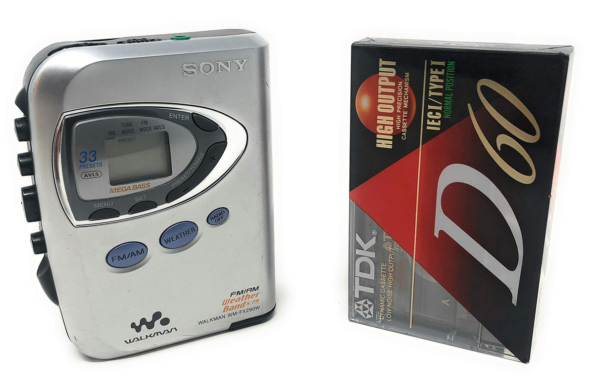 Sony Wm Fx290W Walkman Am/Fm/Weather Radio And Cassette Player