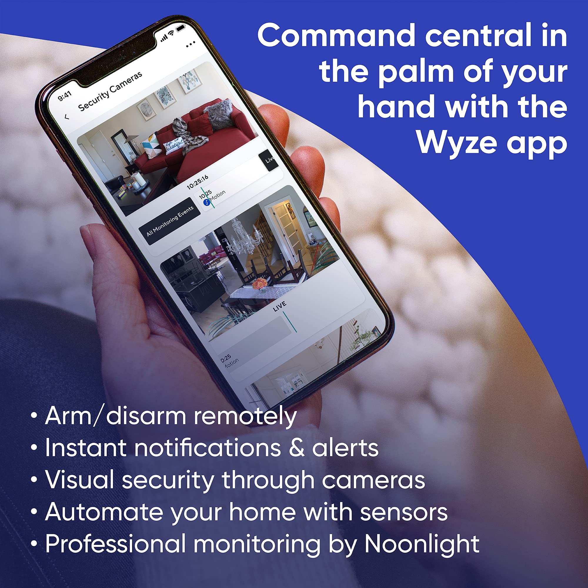 Wyze Home Security System Wireless Keypad,White