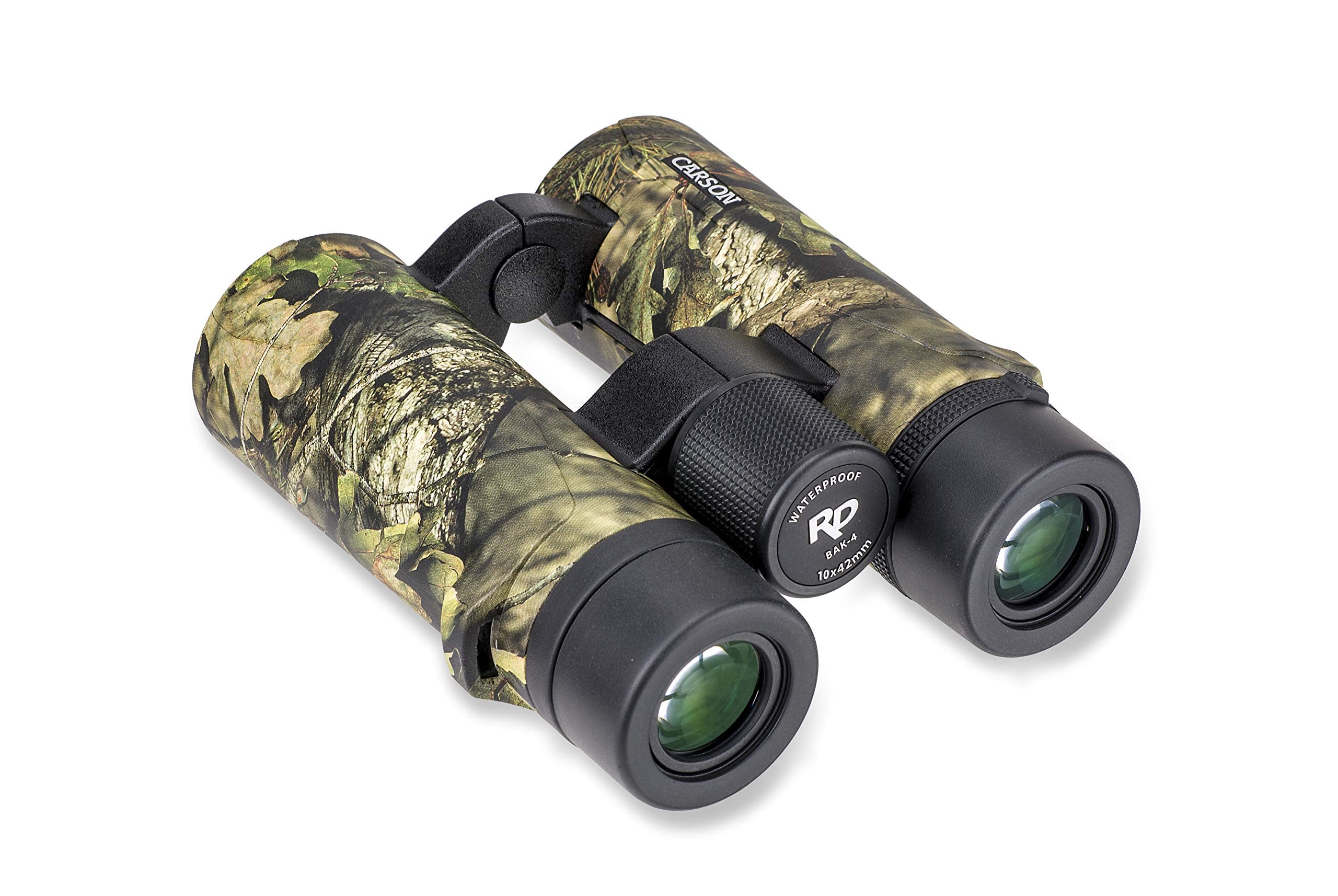 Carson Rd Series 10X42Mm Mossy Oak Camouflage Open Bridge Waterproof Binoculars (Rd 042Mo)