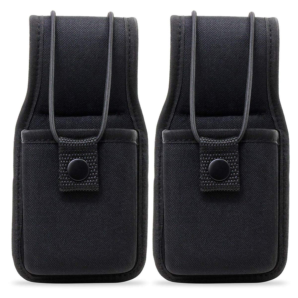 Abcgoodefg Nylon Radio Pouch Walkie Talkie Holder Two Way Radio Holster Holder Universal Walkie Talkie Case Bag Adjustable Storage For Motorola Mt500 Similar Models (2)