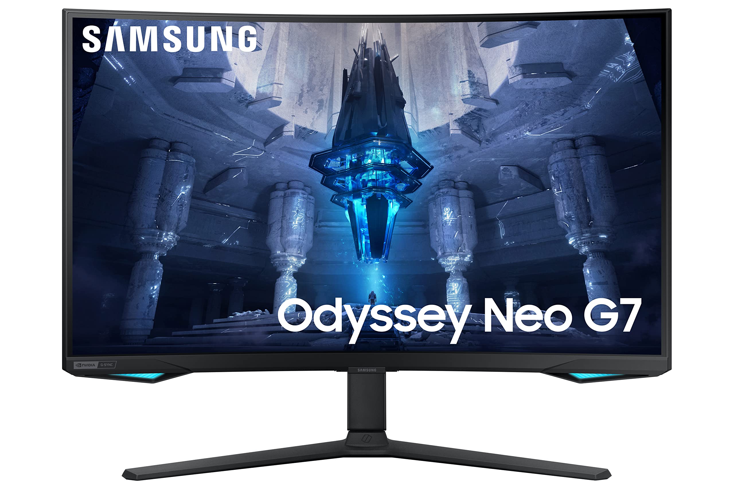 Samsung 32'' Odyssey Neo G7 4K Uhd 165Hz 1Ms G Sync 1000R Curved Gaming Monitor, Quantum Hdr2000, Amd Freesync Premium Pro, Ultr