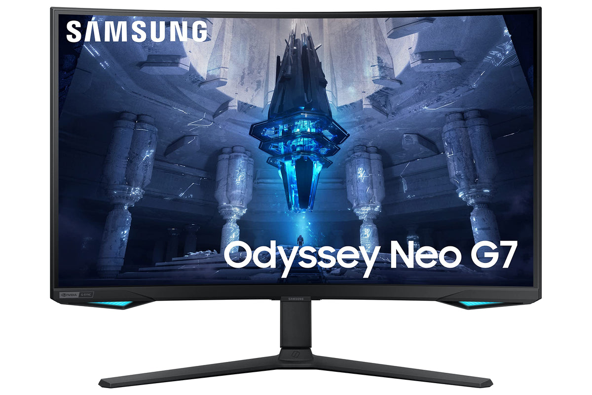 Samsung 32'' Odyssey Neo G7 4K Uhd 165Hz 1Ms G Sync 1000R Curved Gaming Monitor, Quantum Hdr2000, Amd Freesync Premium Pro, Ultr