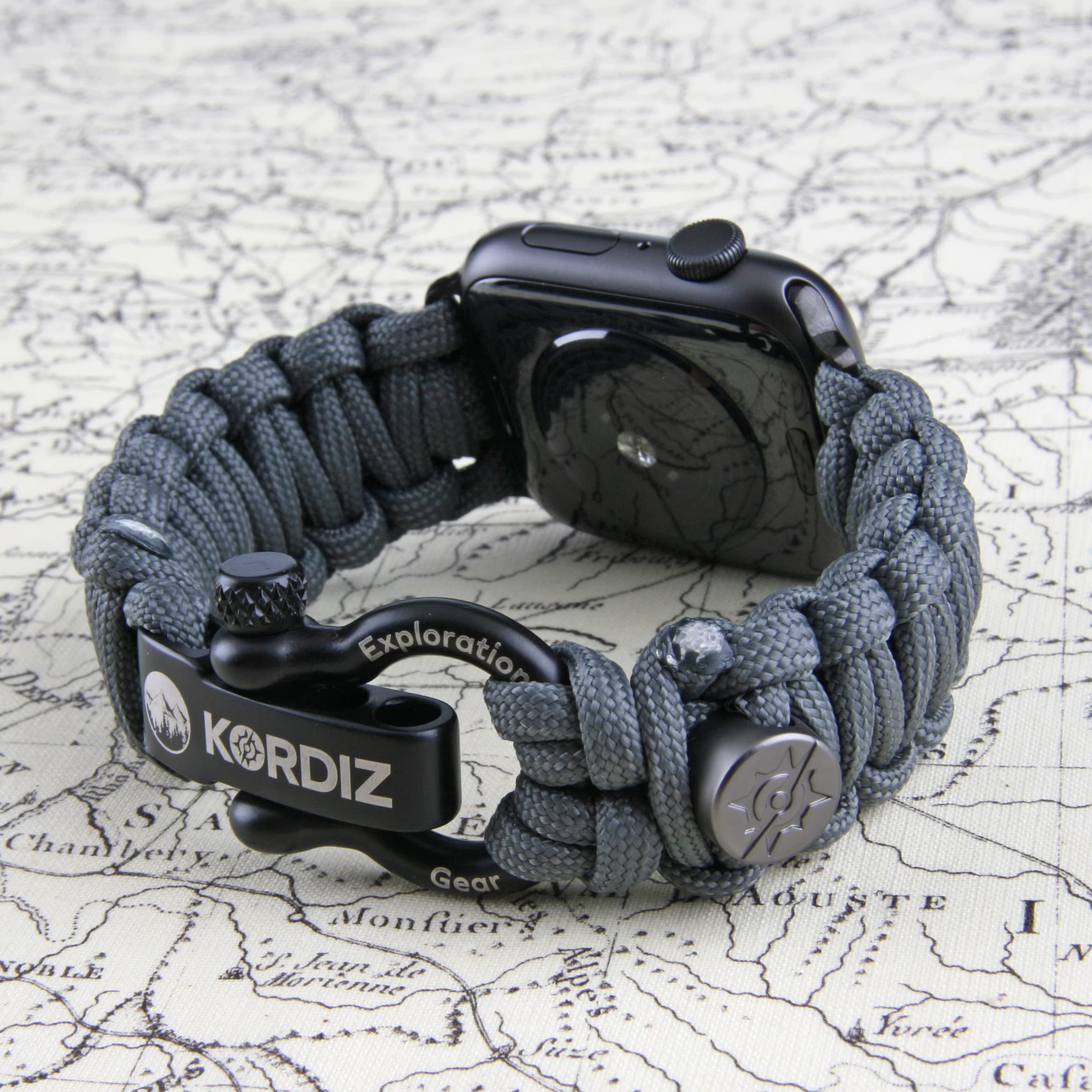 Kordiz Survivor - Paracord Apple Watch Band Compatible With Apple Watch Series 8/7/6/5/4/3/2/1/Se & Ultra - 42Mm 44Mm 45Mm 49Mm