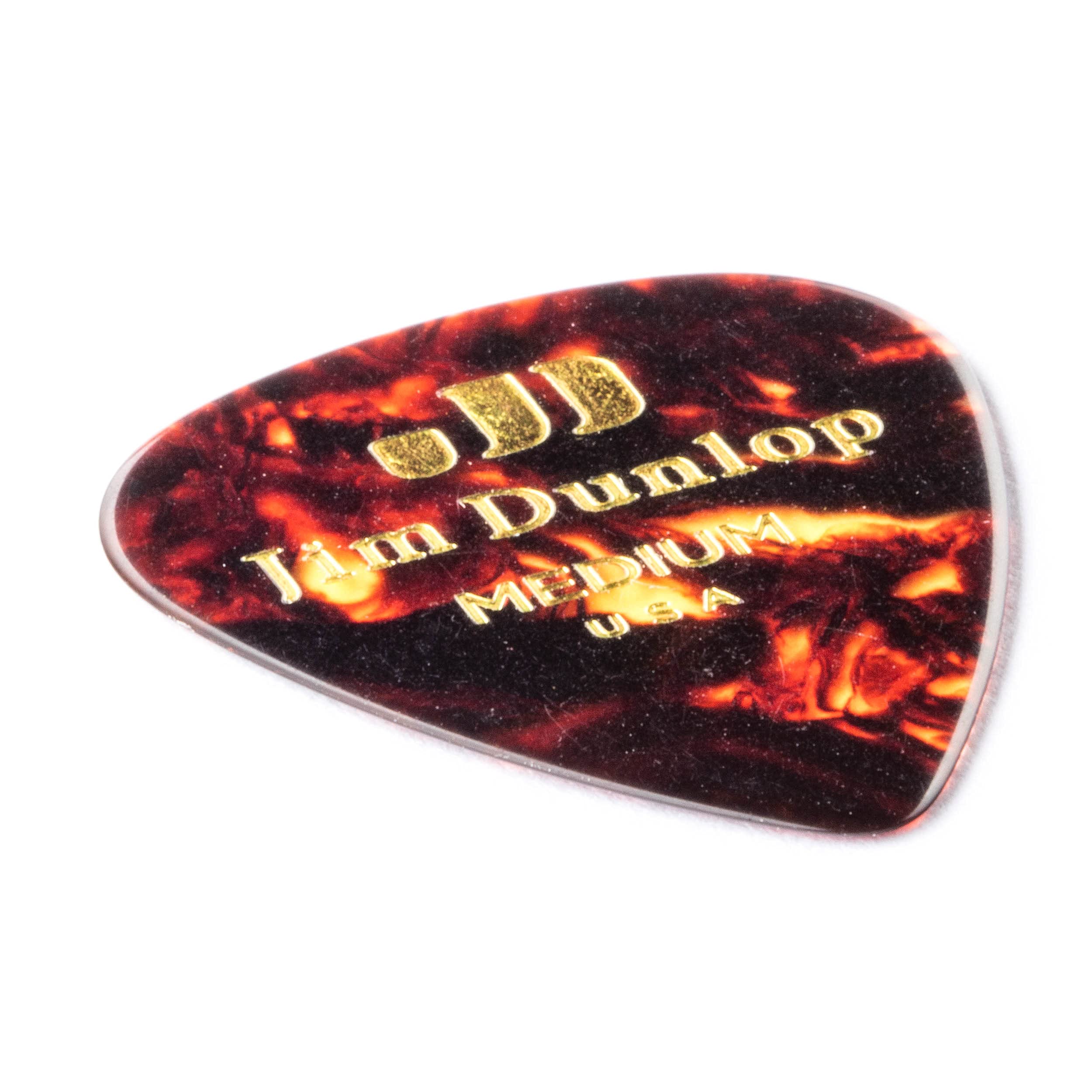 Dunlop Medium Tortoise Shell Pack (12-Pack) Celluloid Pick 12 Pack (24483055112)