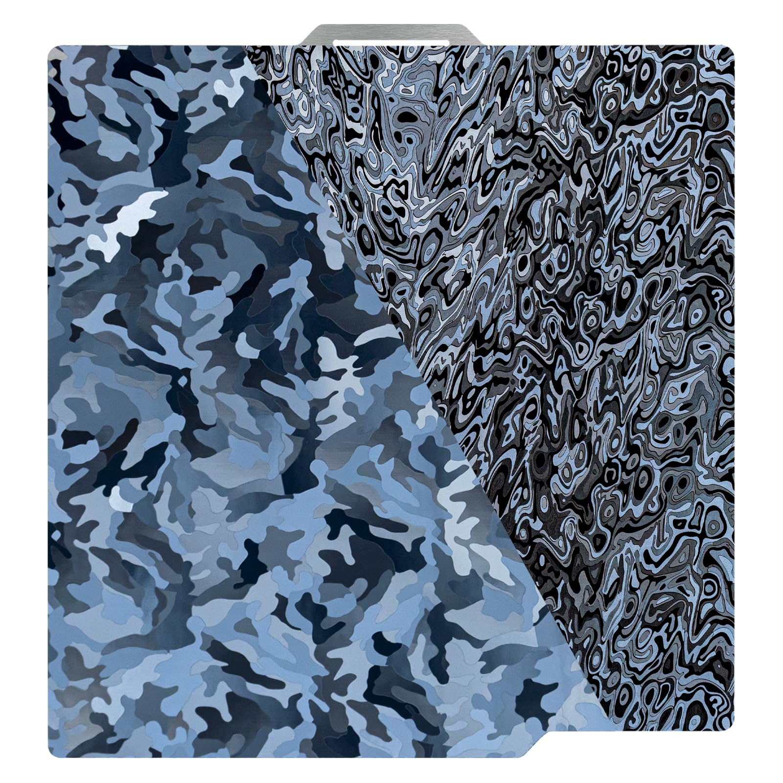 Ajoyib Pey (Camouflage & Ripple) 3D Printer Print Bed Spring Steel Build Pate Compatible With Bambu X1 / X1C / X1E / P1P / P1S /