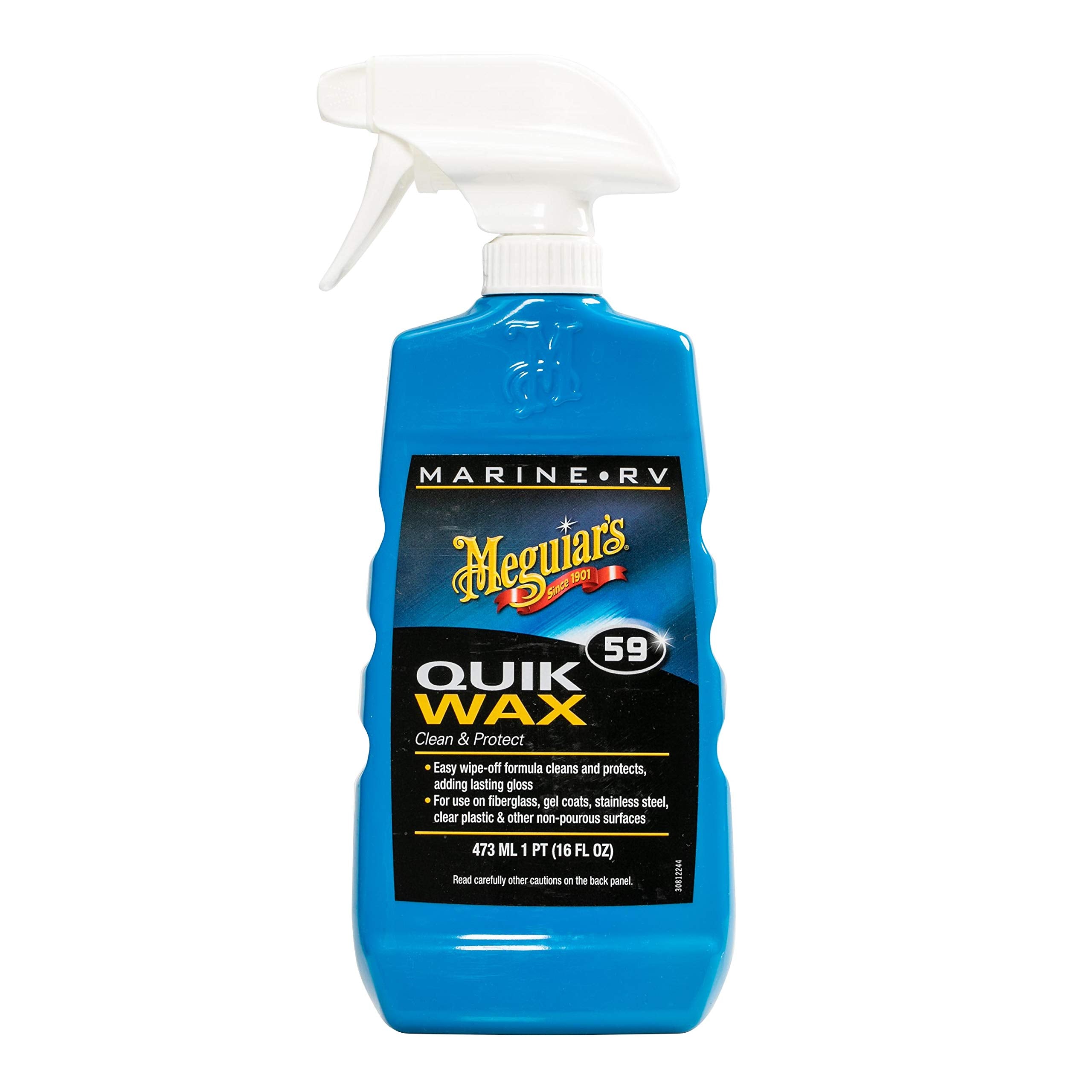 Meguiar'S M5916 Marine/Rv Quik Wax Clean & Protect - 16 Oz Bottle (Packaging May Vary),WBAUVB0000AY518