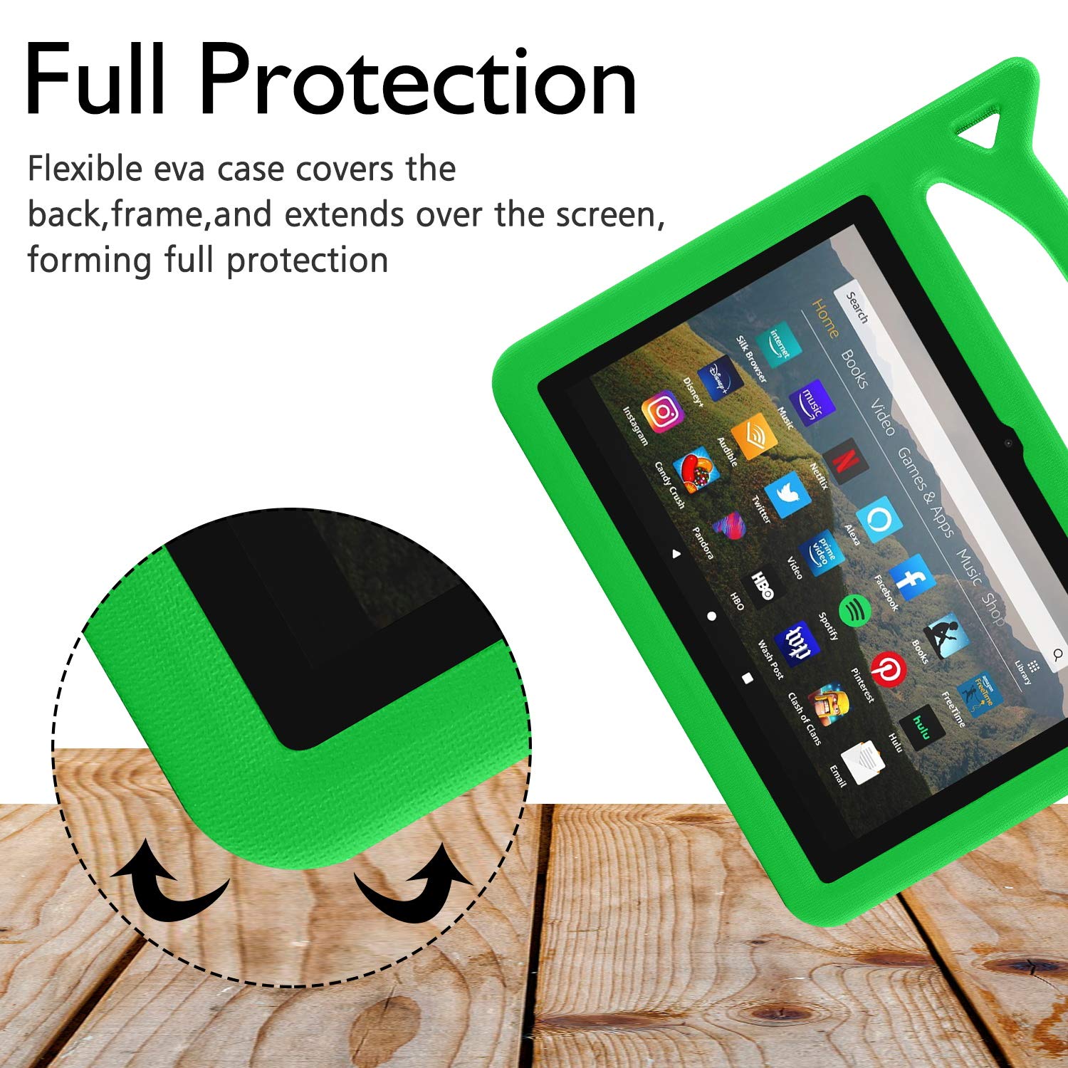 (Only Compatible With 2020/2022 Release,10Th/12Th Generation) New Case For Kids, Dinines Lightweight Anti Slip Shock Resistant K